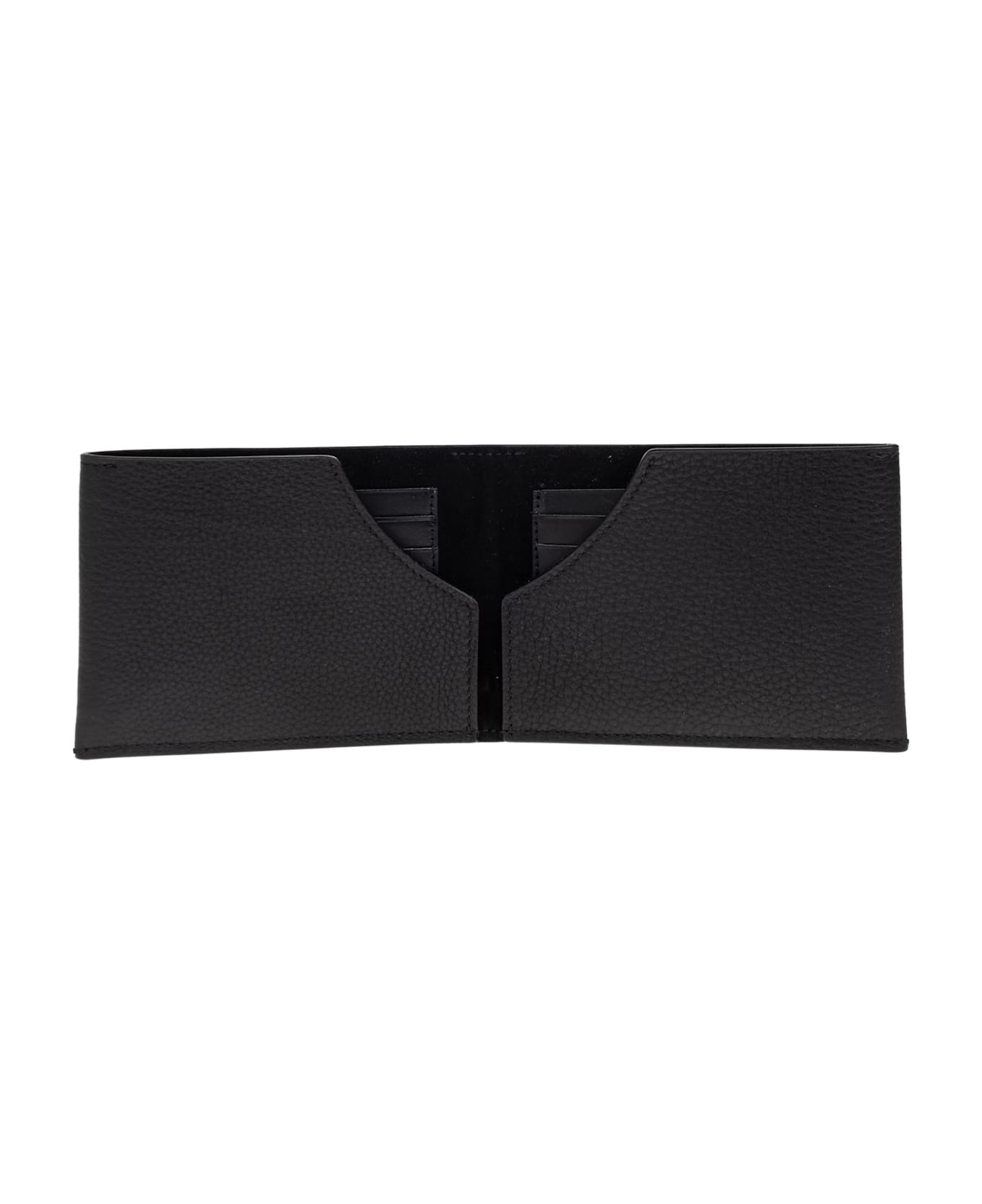Maison Margiela Leather Wallet - Nero