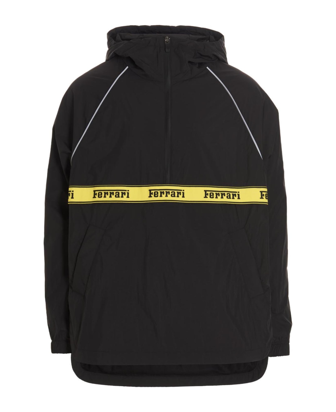 Ferrari Logo Band Jacket - Black   ジャケット