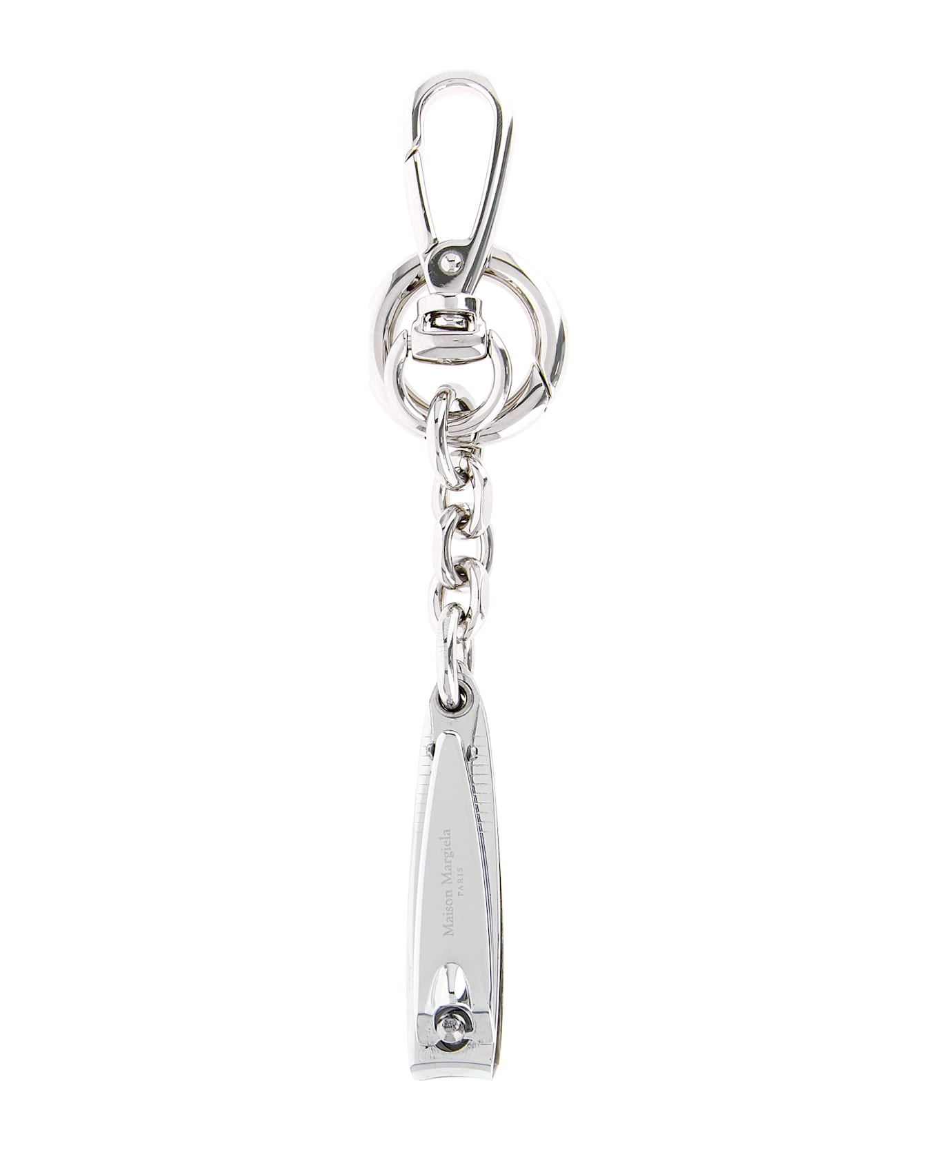 Maison Margiela 'nail Cutter' Keyring Charm - Silver