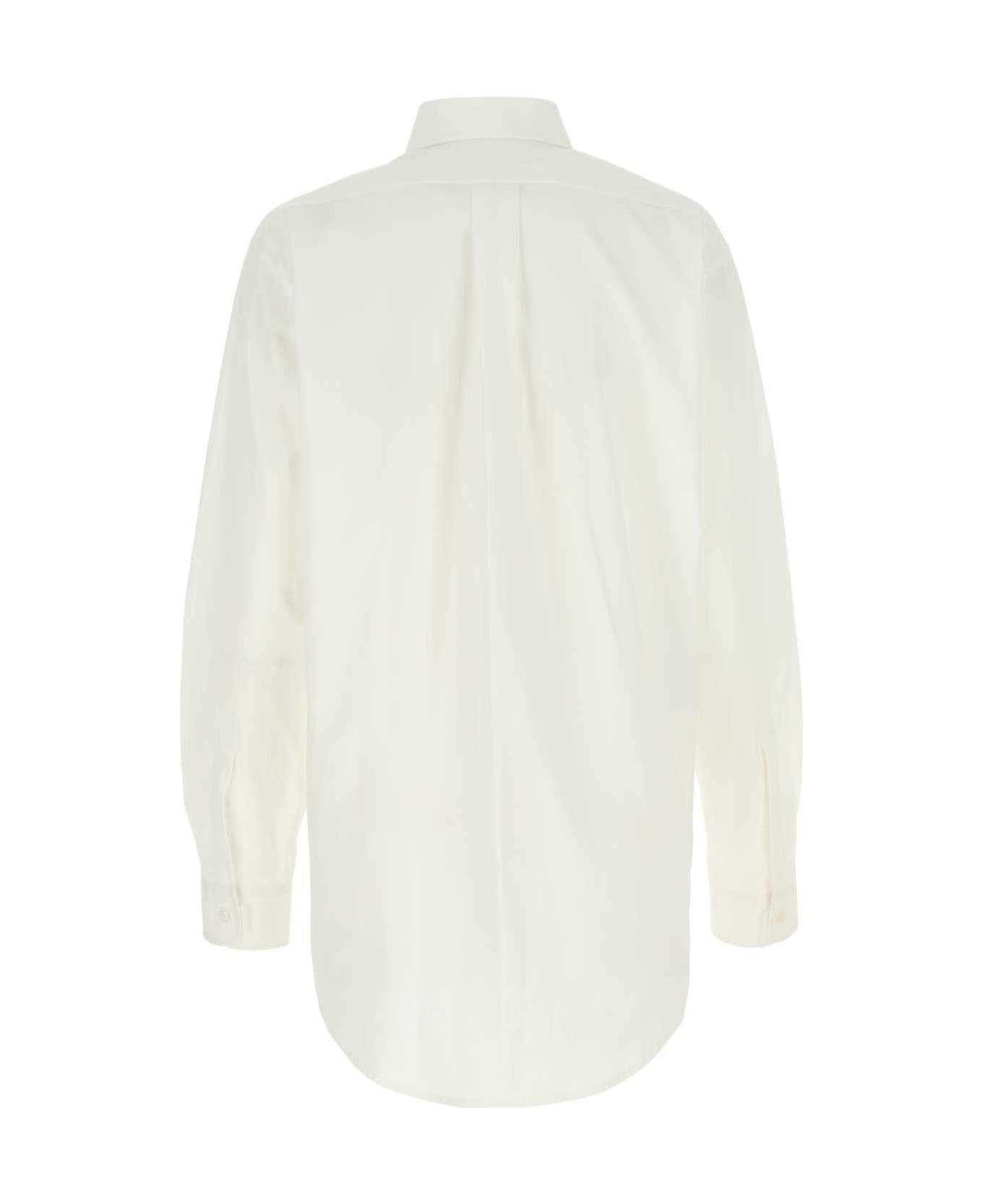 Maison Margiela White Poplin Shirt - 100 シャツ