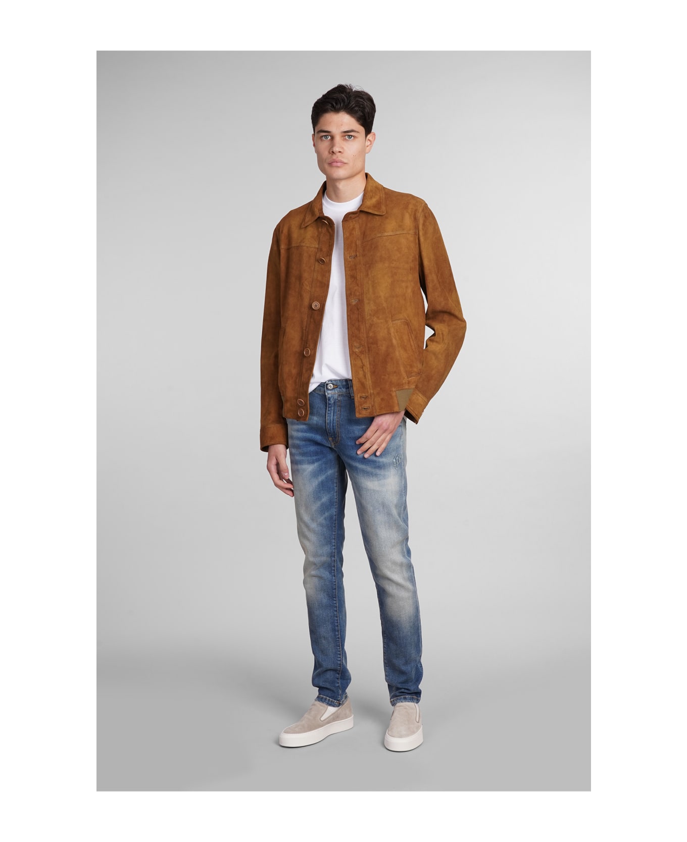 Salvatore Santoro Jeans In Blue Cotton - blue