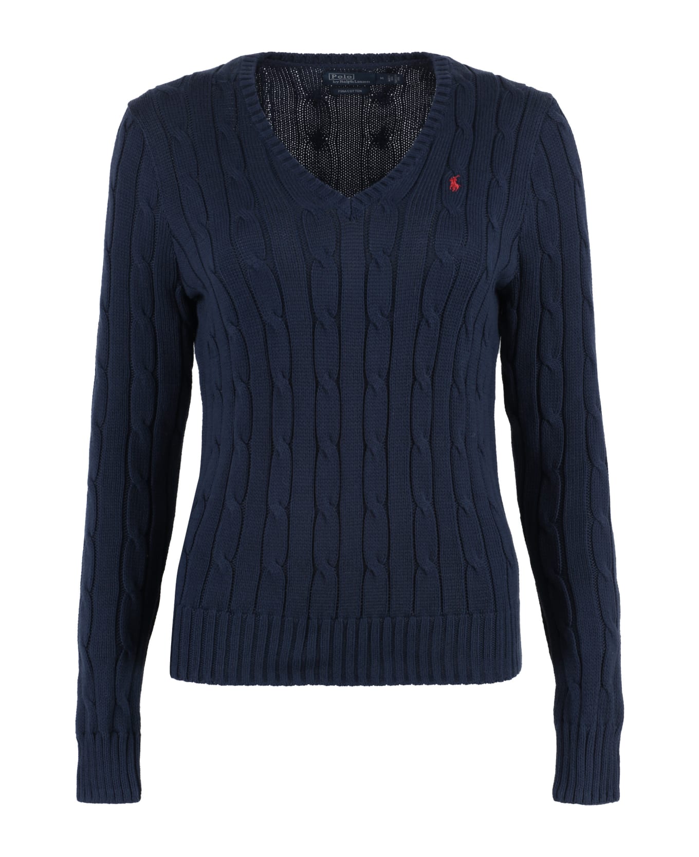 Polo Ralph Lauren Cable Knit Sweater Polo Ralph Lauren - BLUE ニットウェア