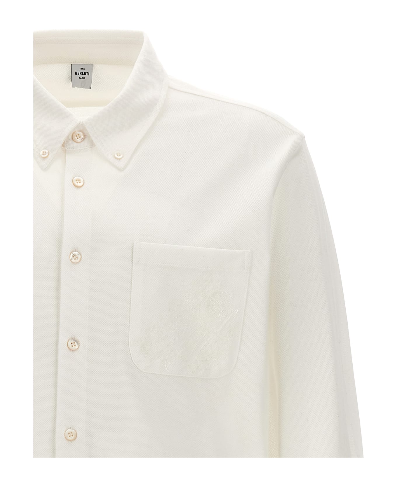 Berluti 'scritto Pocket' Shirt - White