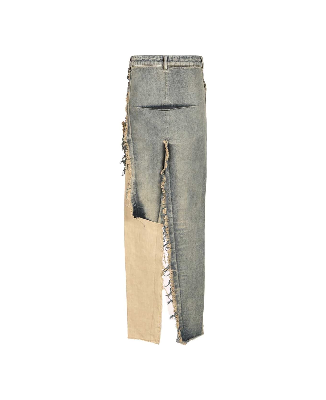 Rick Owens Denim Skirt - HUSTLER/NATURAL