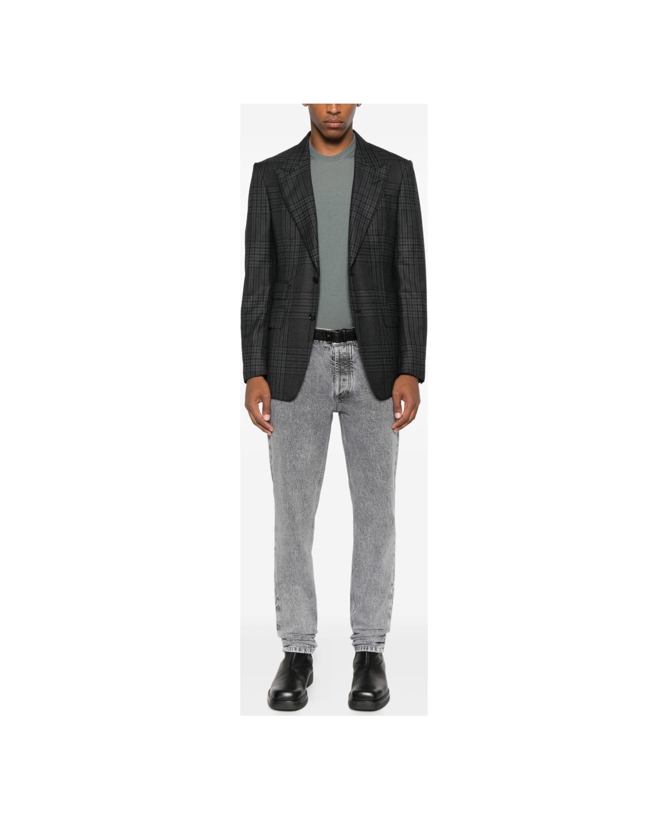 Brunello Cucinelli Denim Cotton Jeans - Grey
