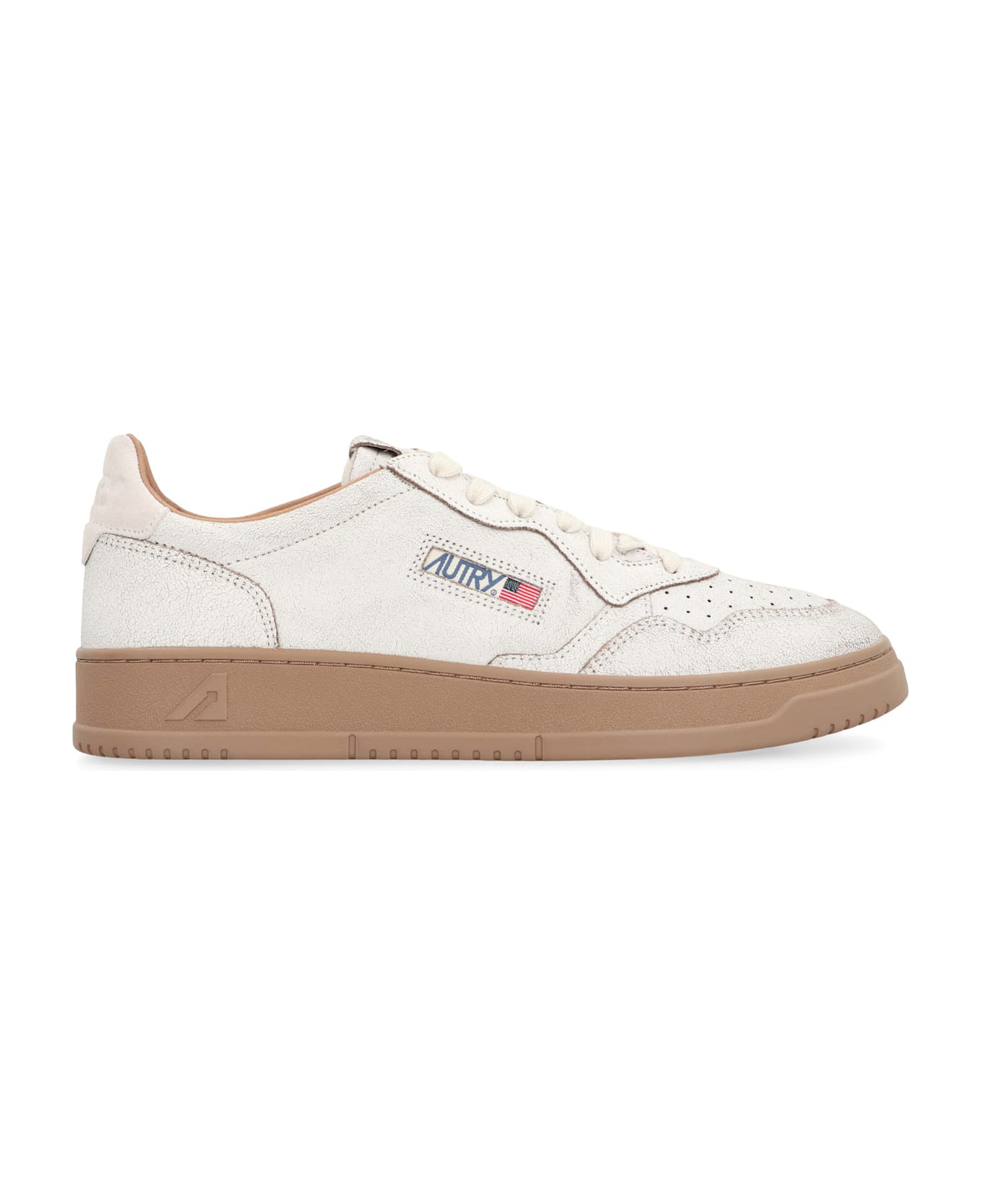 Autry Medalist Leather Low-top Sneakers - White