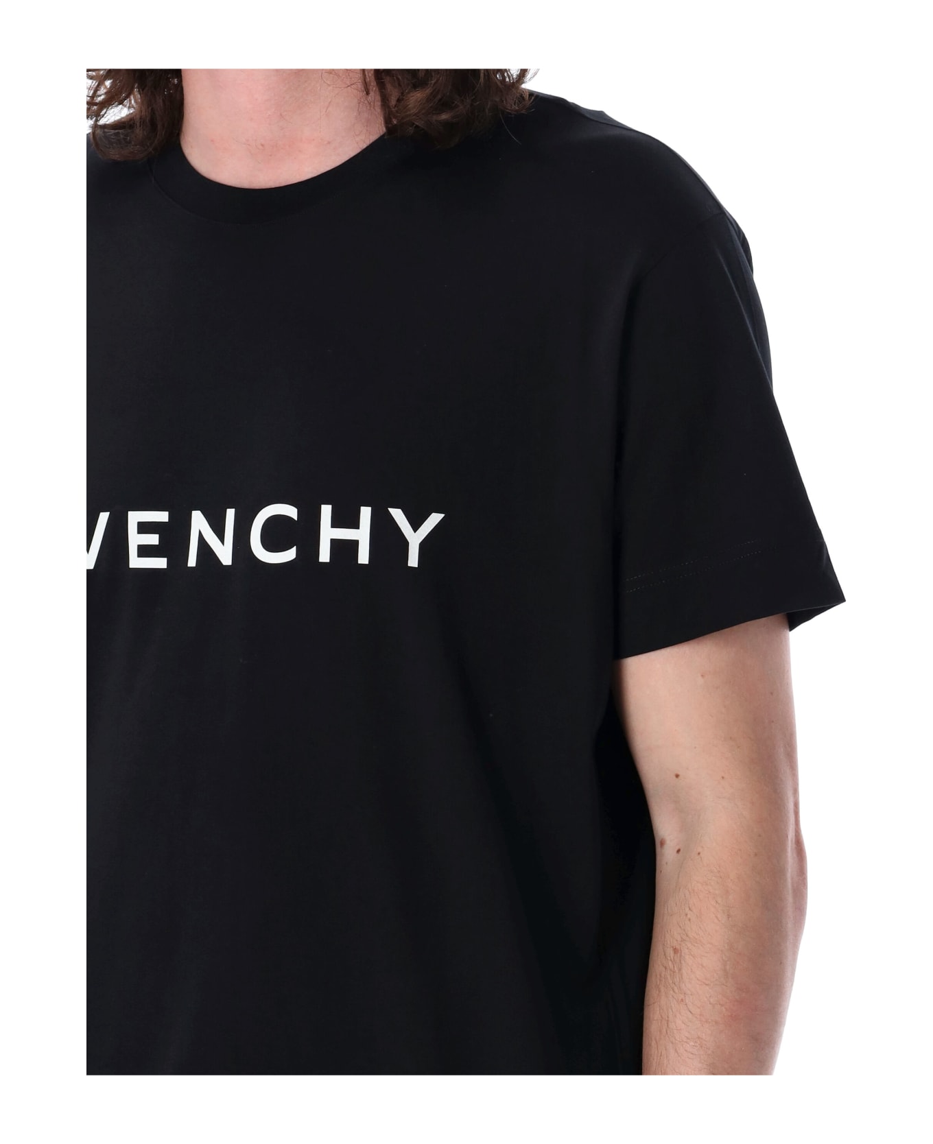 Givenchy Oversized Fit T-shirt - BLACK