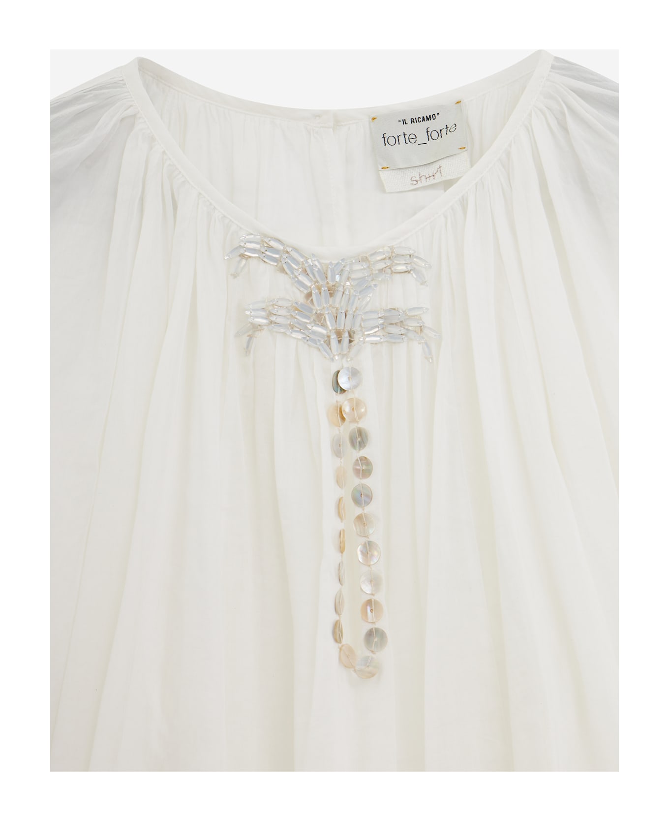 Forte_Forte Bohemien Blouse - white