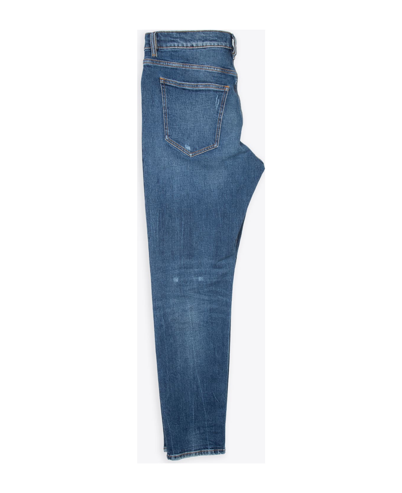 Diesel 2019 D-strukt L.30 Washed medium blue slim fit jeans - 2019 D-Strukt - Denim blu
