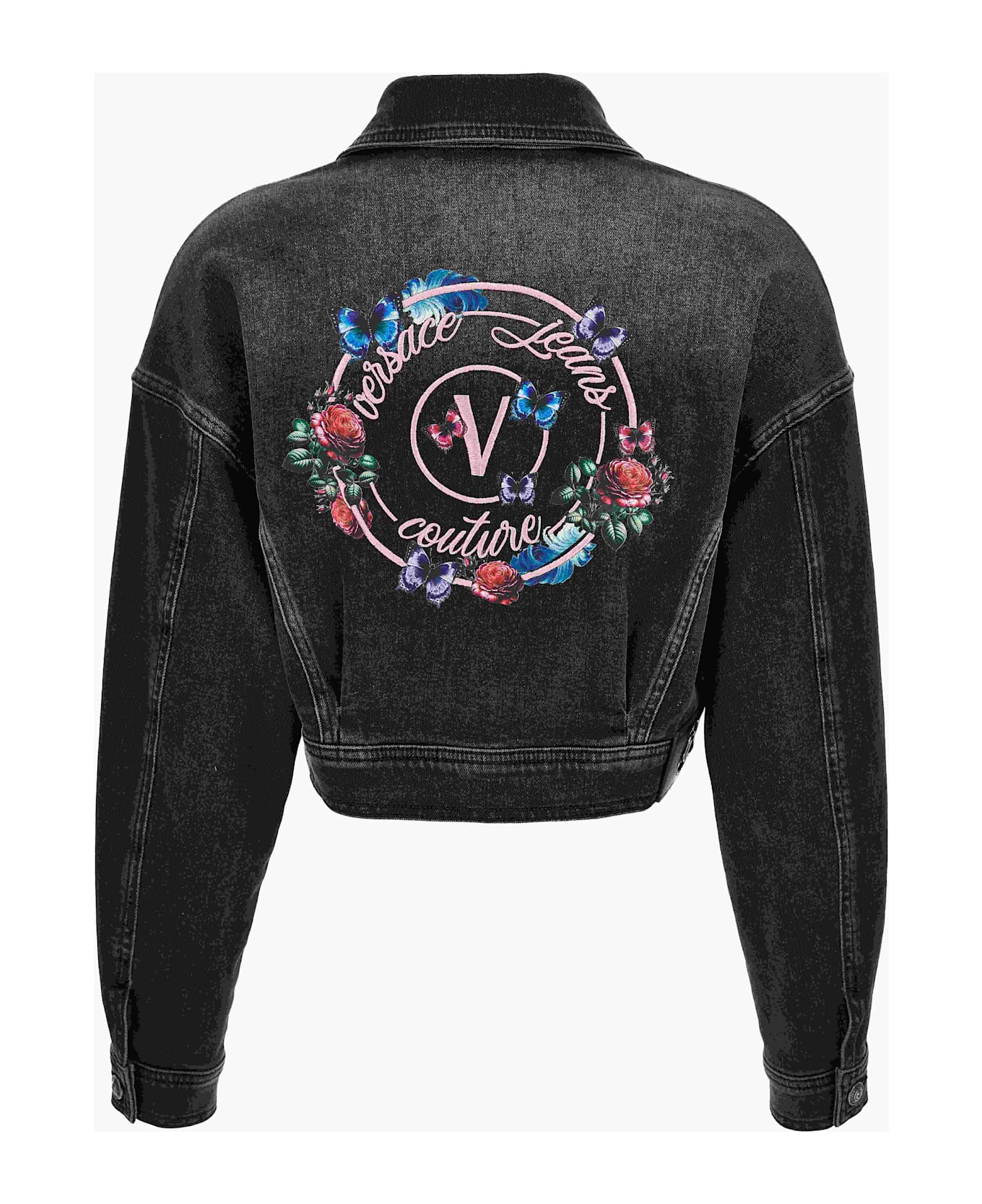 Versace Jeans Couture Denim Jacket - Black