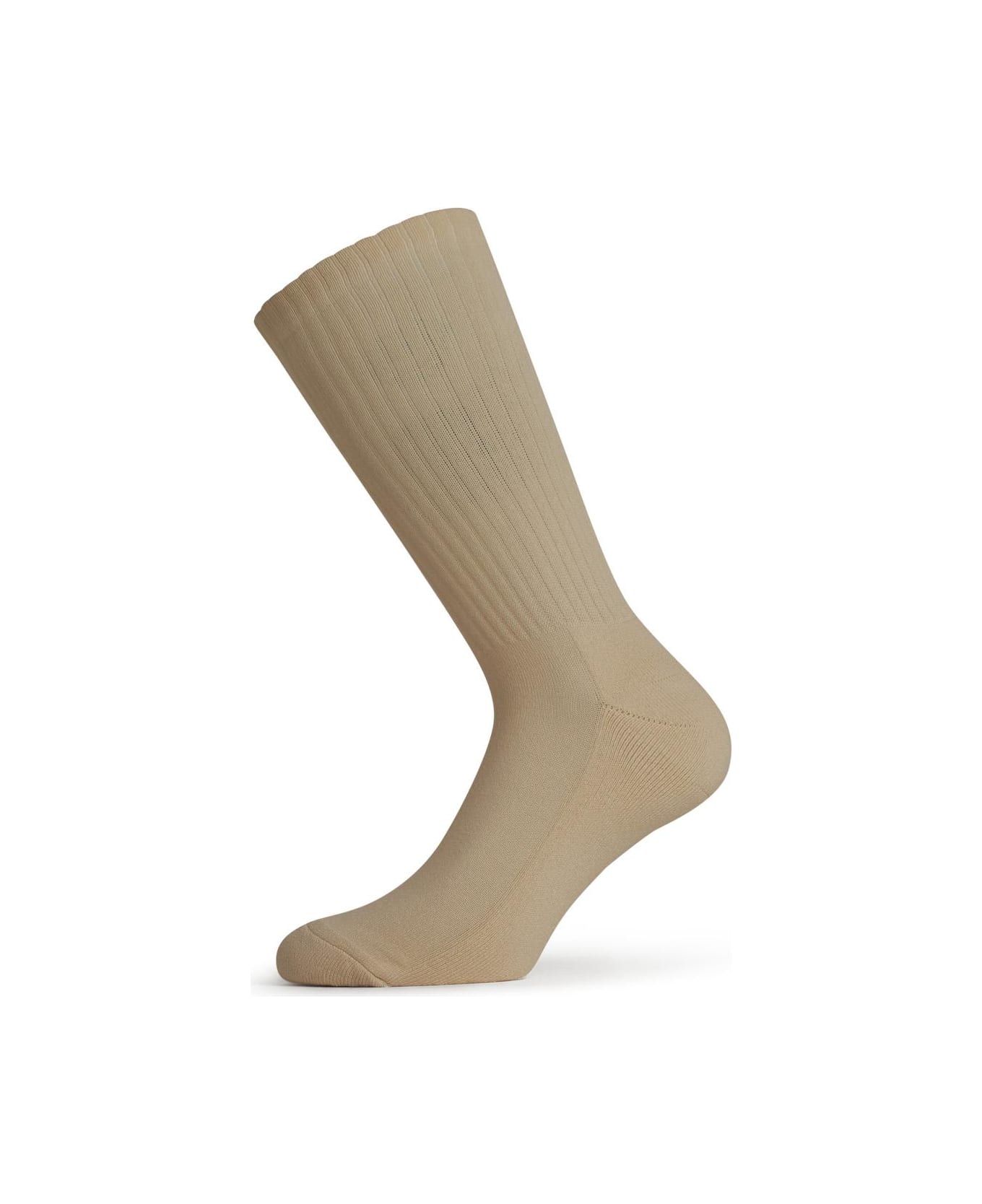 Barrow Ivory Cotton Blend Socks - Vanilla