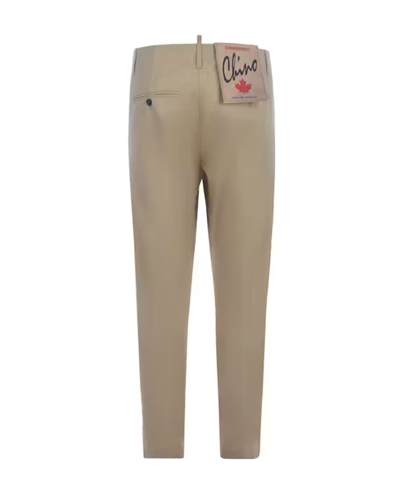 Dsquared2 Cotton Trousers - Beige