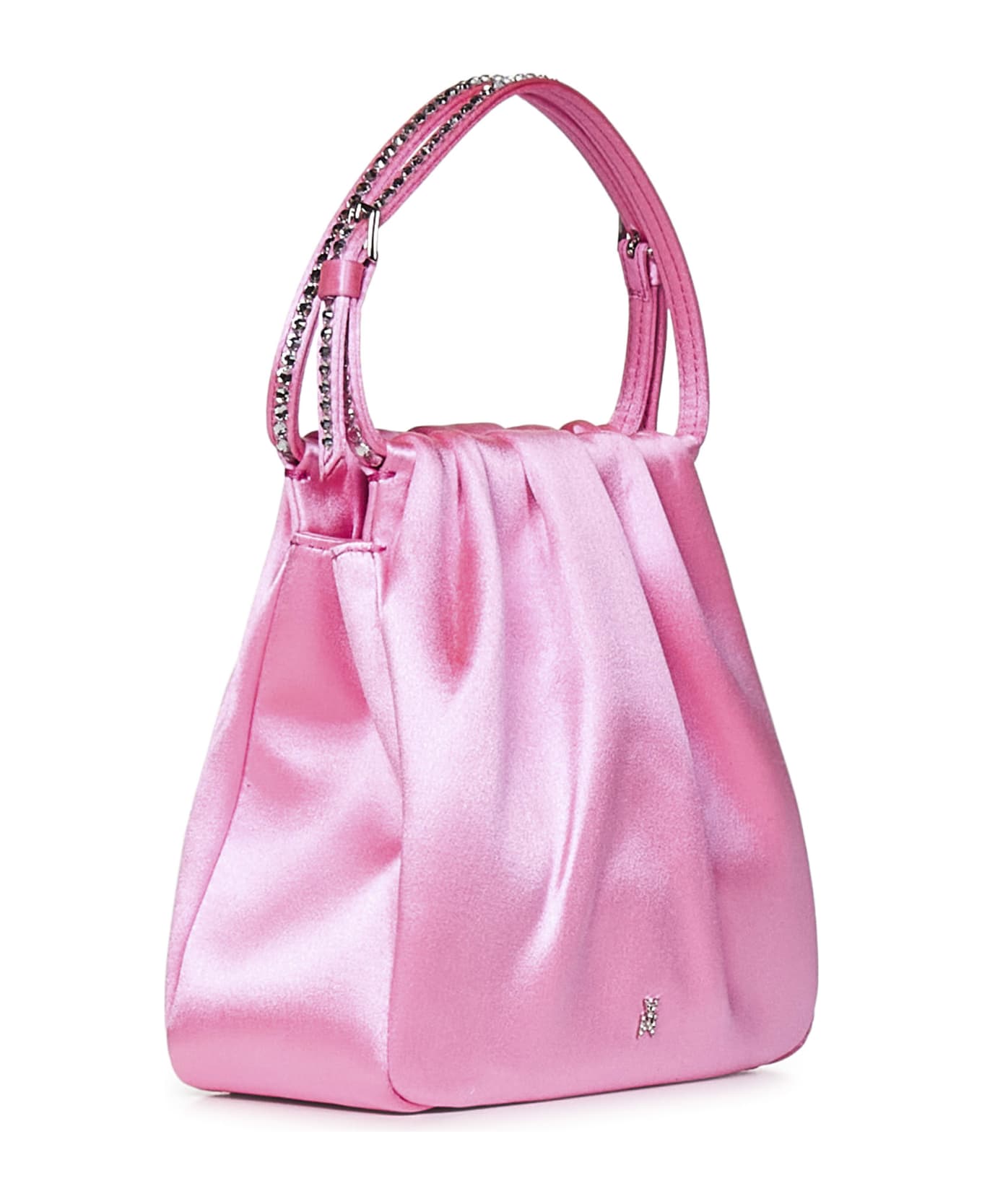 Amina Muaddi Vittoria Crystal Handbag - Pink