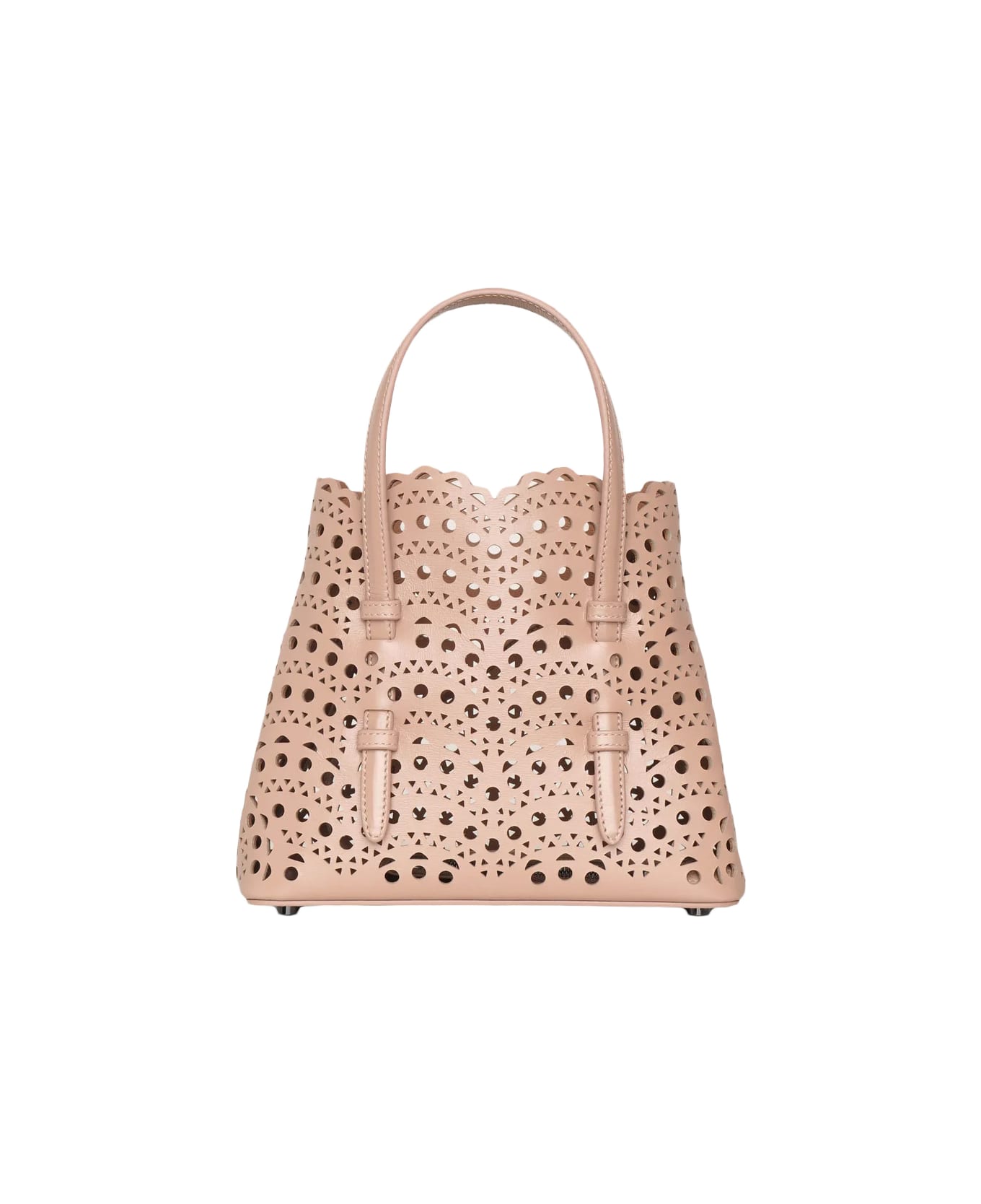 Alaia Mina 20 Tote Bag In Sand Vienne Calf - Brown
