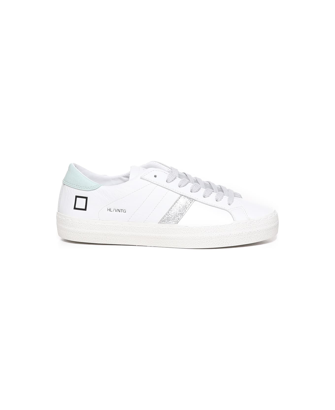 D.A.T.E. Vintage Hill Low Sneakers - White-mint スニーカー