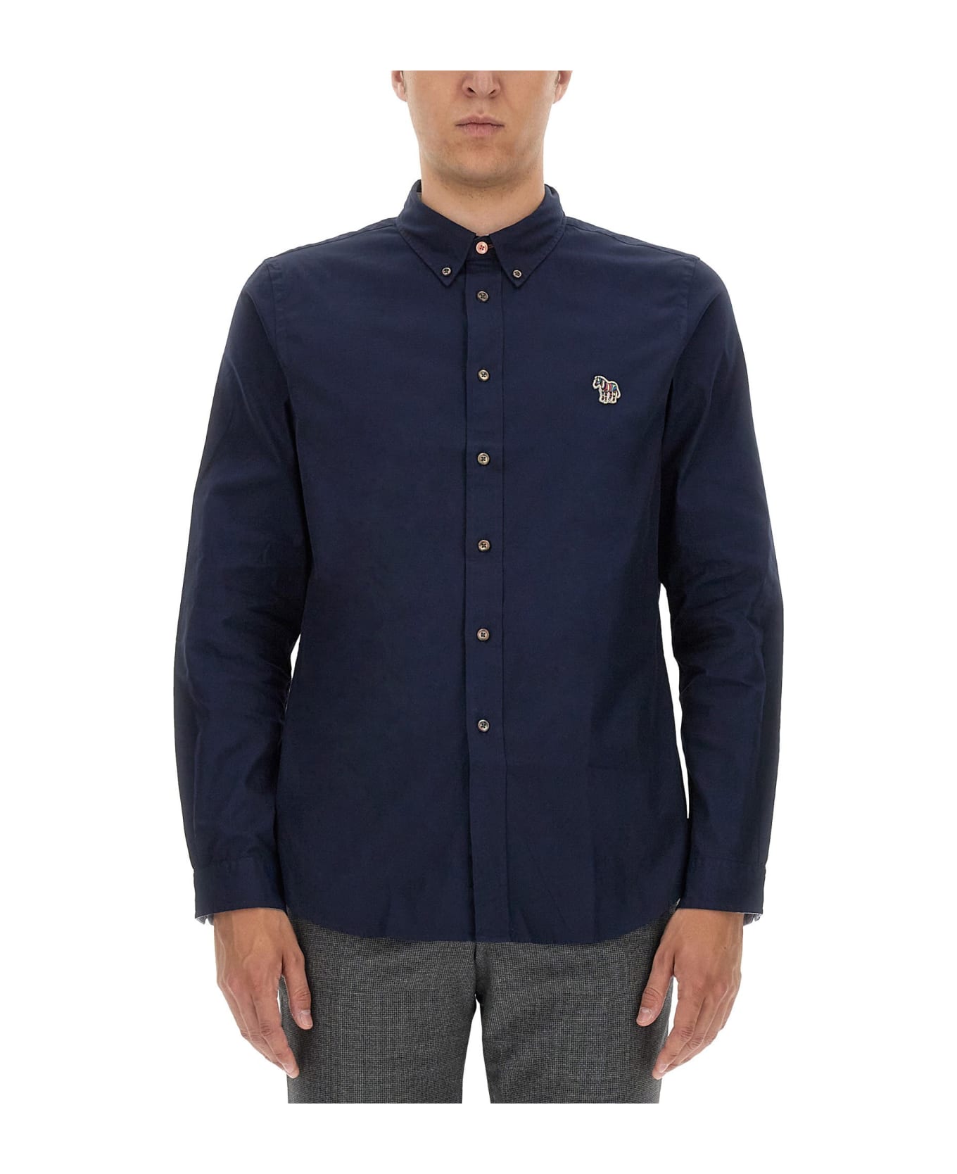 PS by Paul Smith Shirt With Patch - BLU