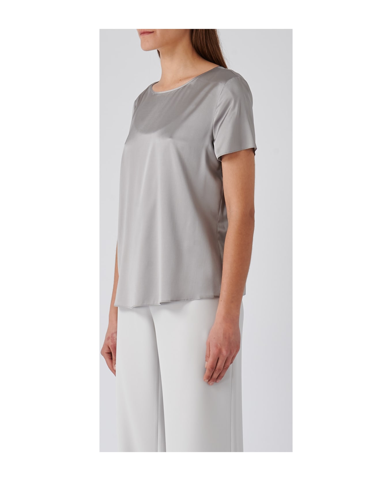 Emporio Armani Silk Top-wear - PERLA Tシャツ