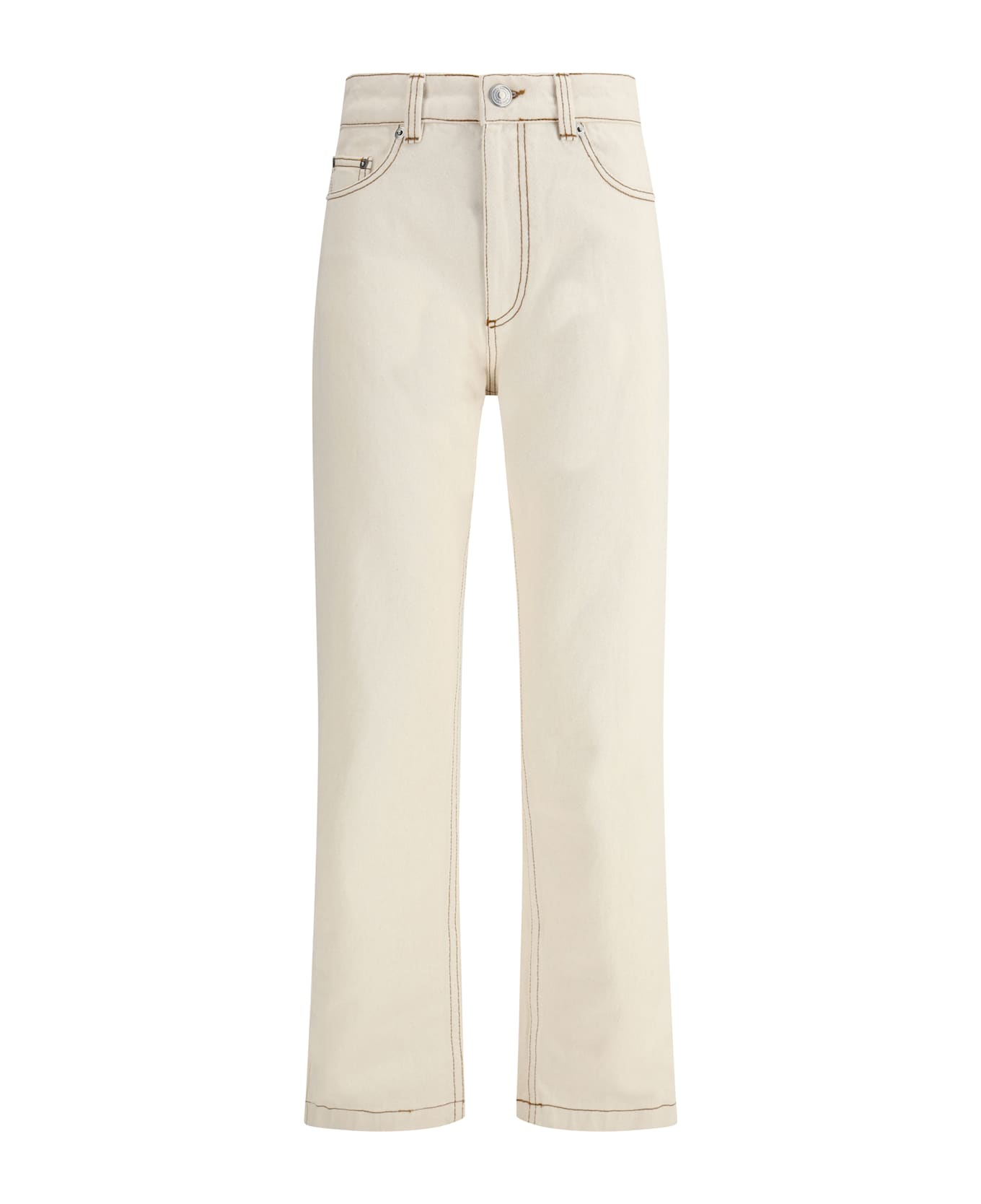 Ami Alexandre Mattiussi Straight Jeans - White