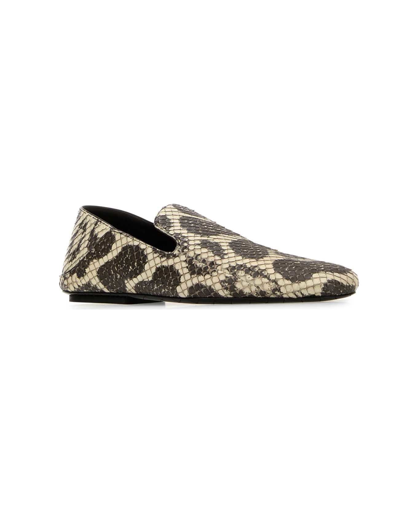 Bottega Veneta Multicolor Leather Adamo Slippers - ANACONDA