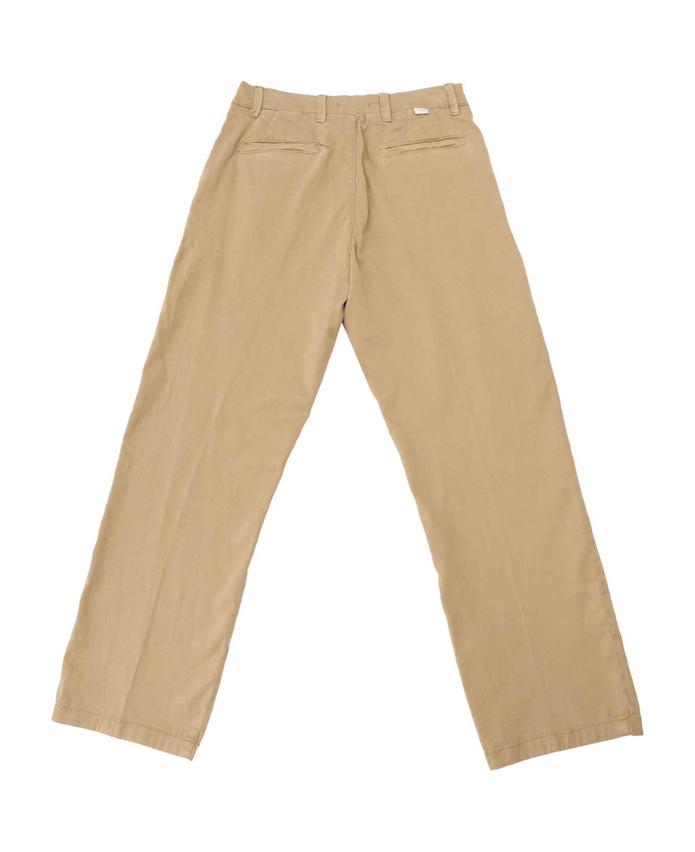 Paolo Pecora Boy Over Chino Pants - BROWN
