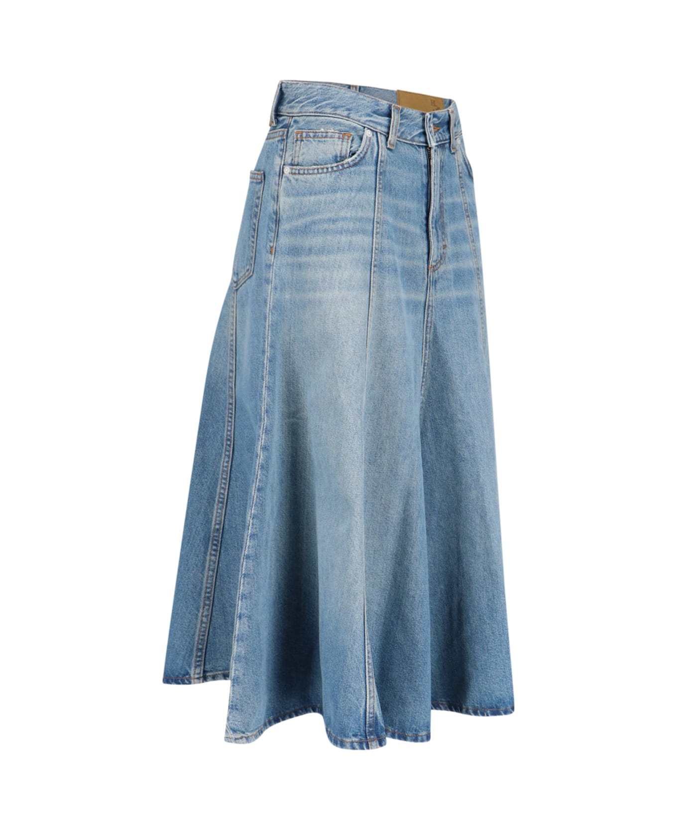 Haikure 
serenity
 Midi Skirt - DENIM