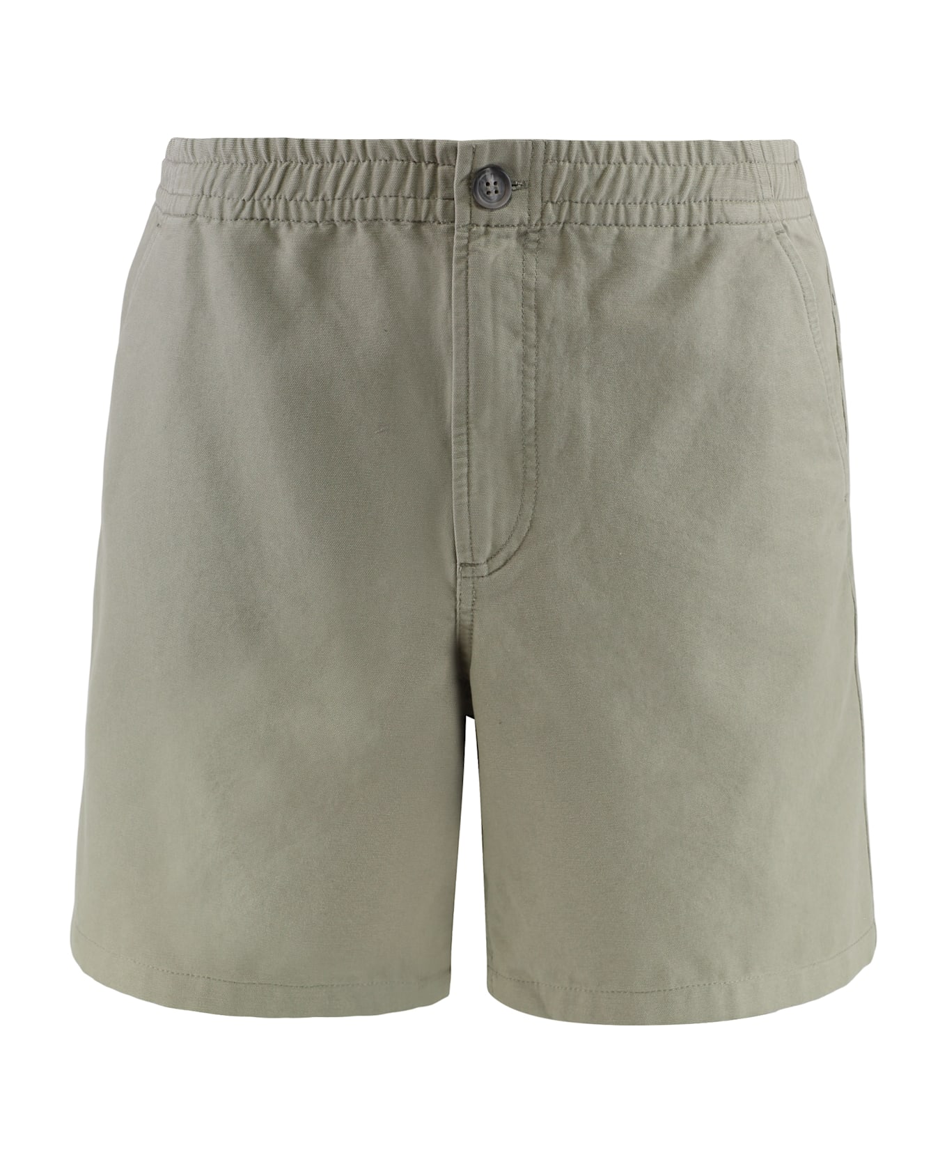 A.P.C. Norris Cotton Bermuda Shorts - green