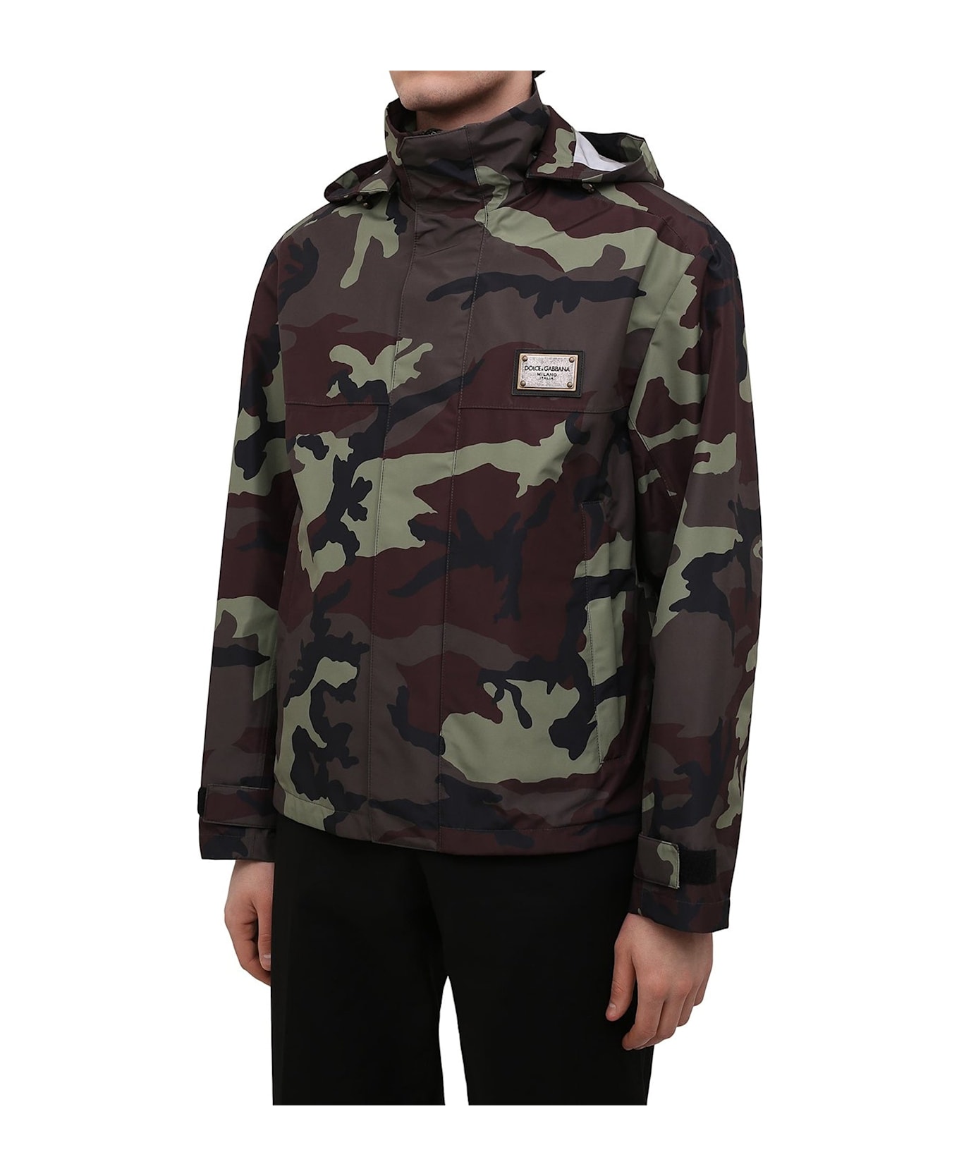 Dolce 
Gabbana Camouflage Jacket - Green
