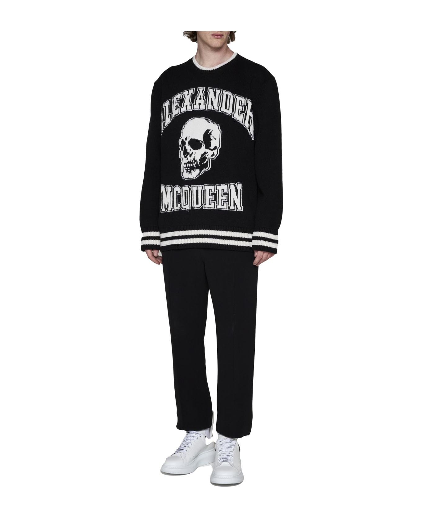 Alexander McQueen Varsity Sweater - Nero