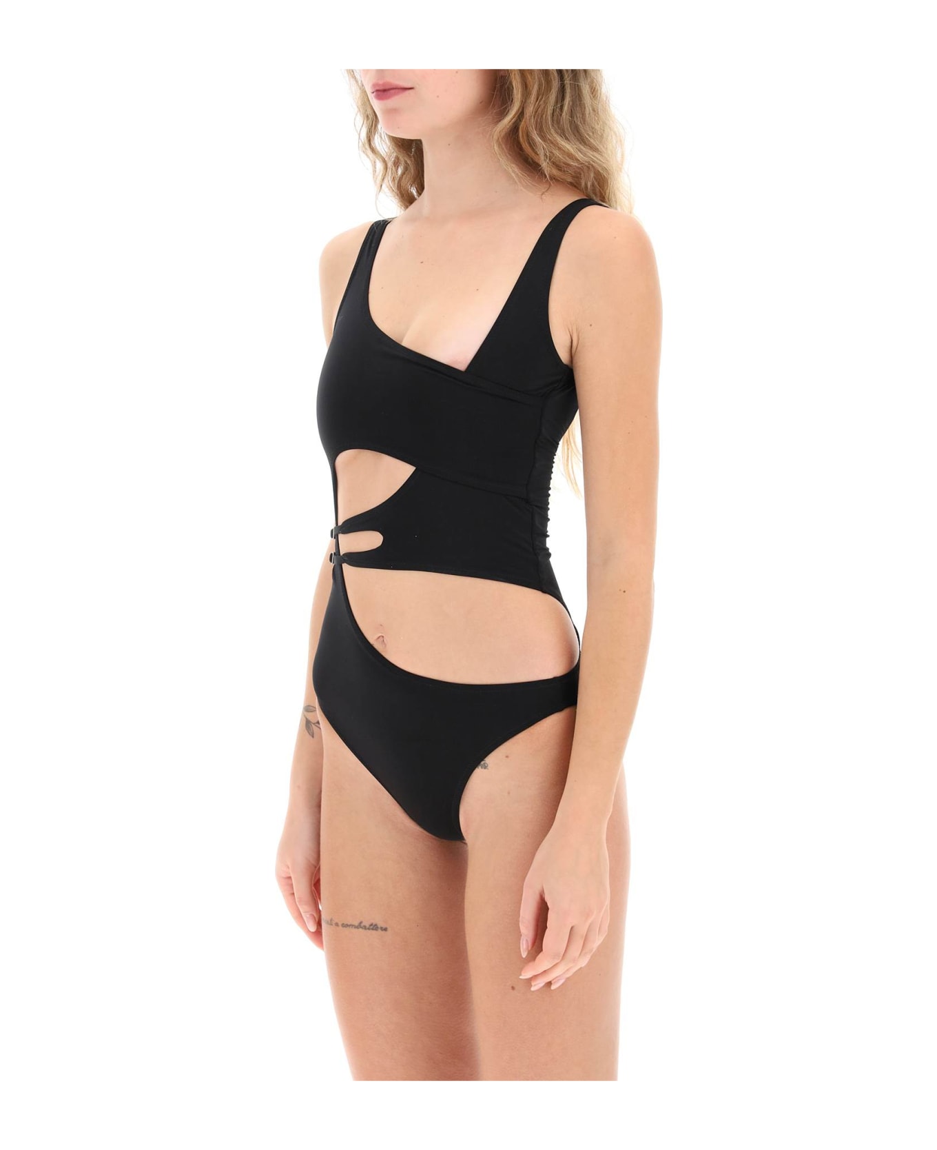 Off-White Meteor One-piece Swimwear - BLACK NO COLOR (Black)