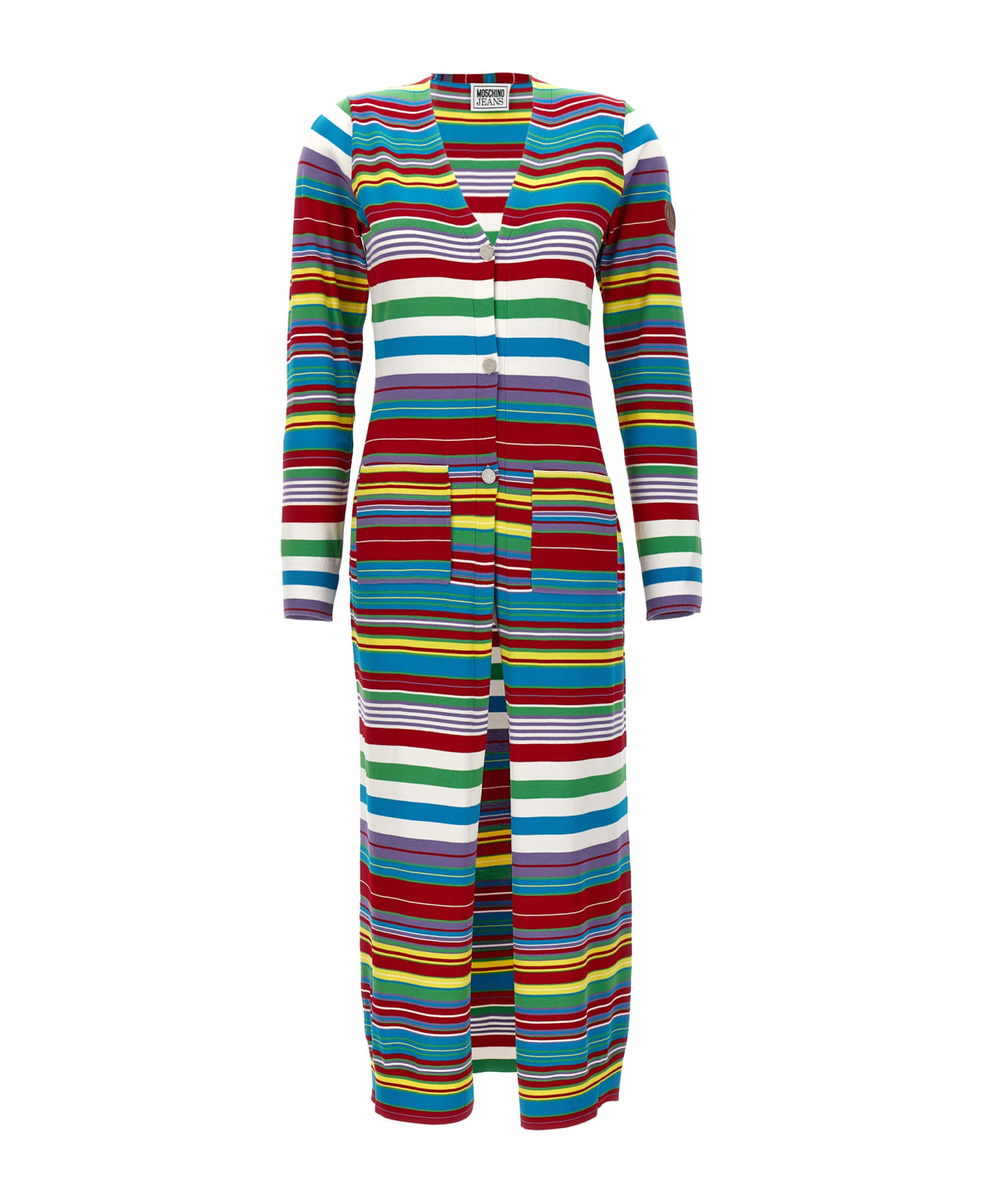 M05CH1N0 Jeans Striped Cardigan - Multicolor
