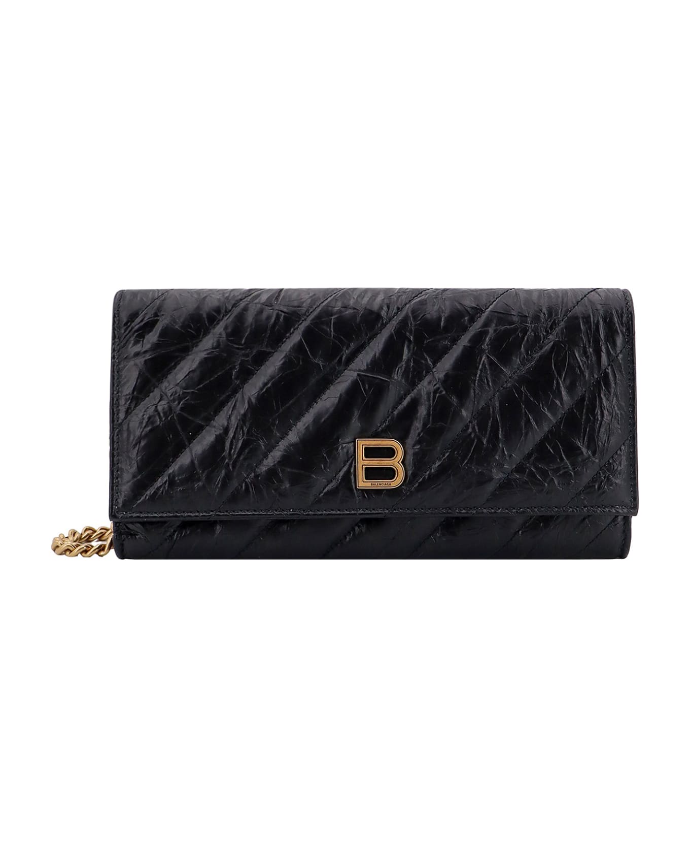 Balenciaga Crush Wallet - Black 財布