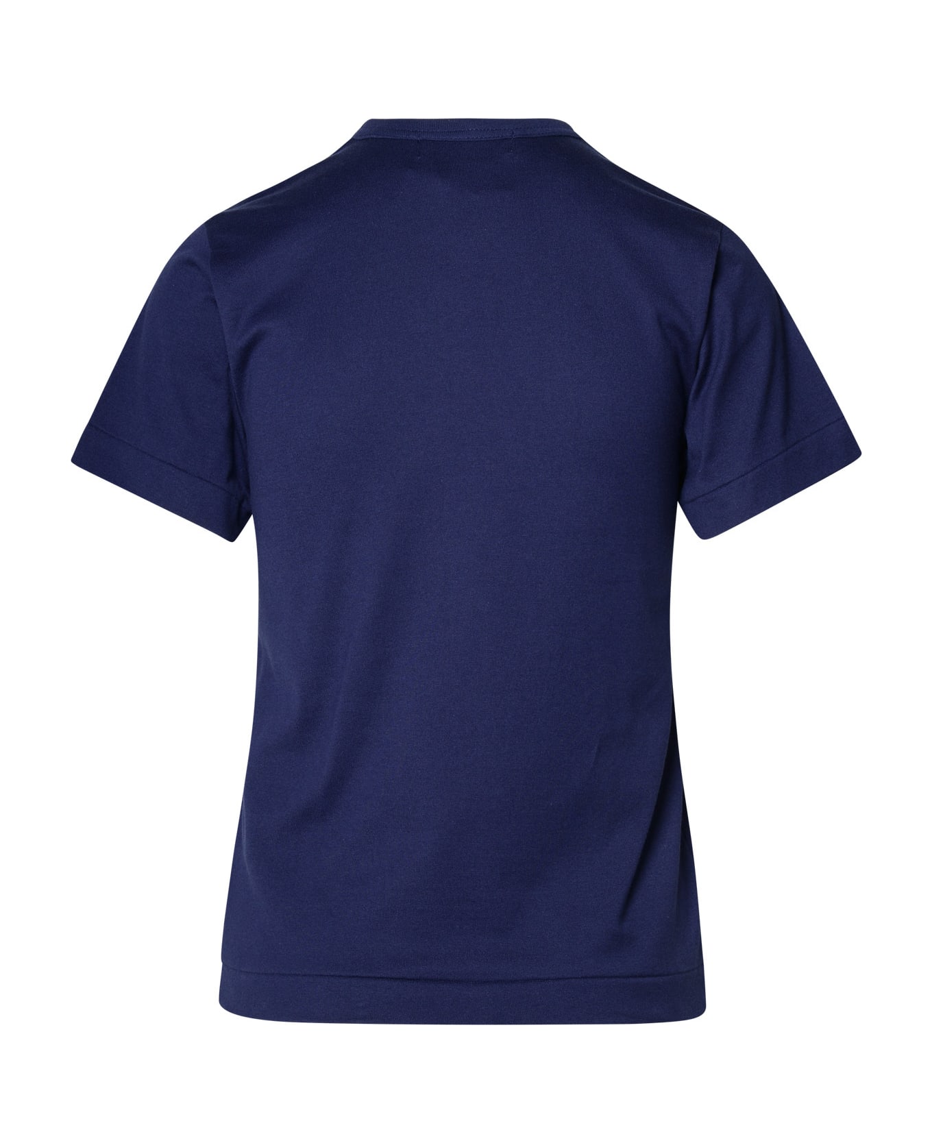 Comme des Garçons Play Blue Cotton T-shirt - Navy
