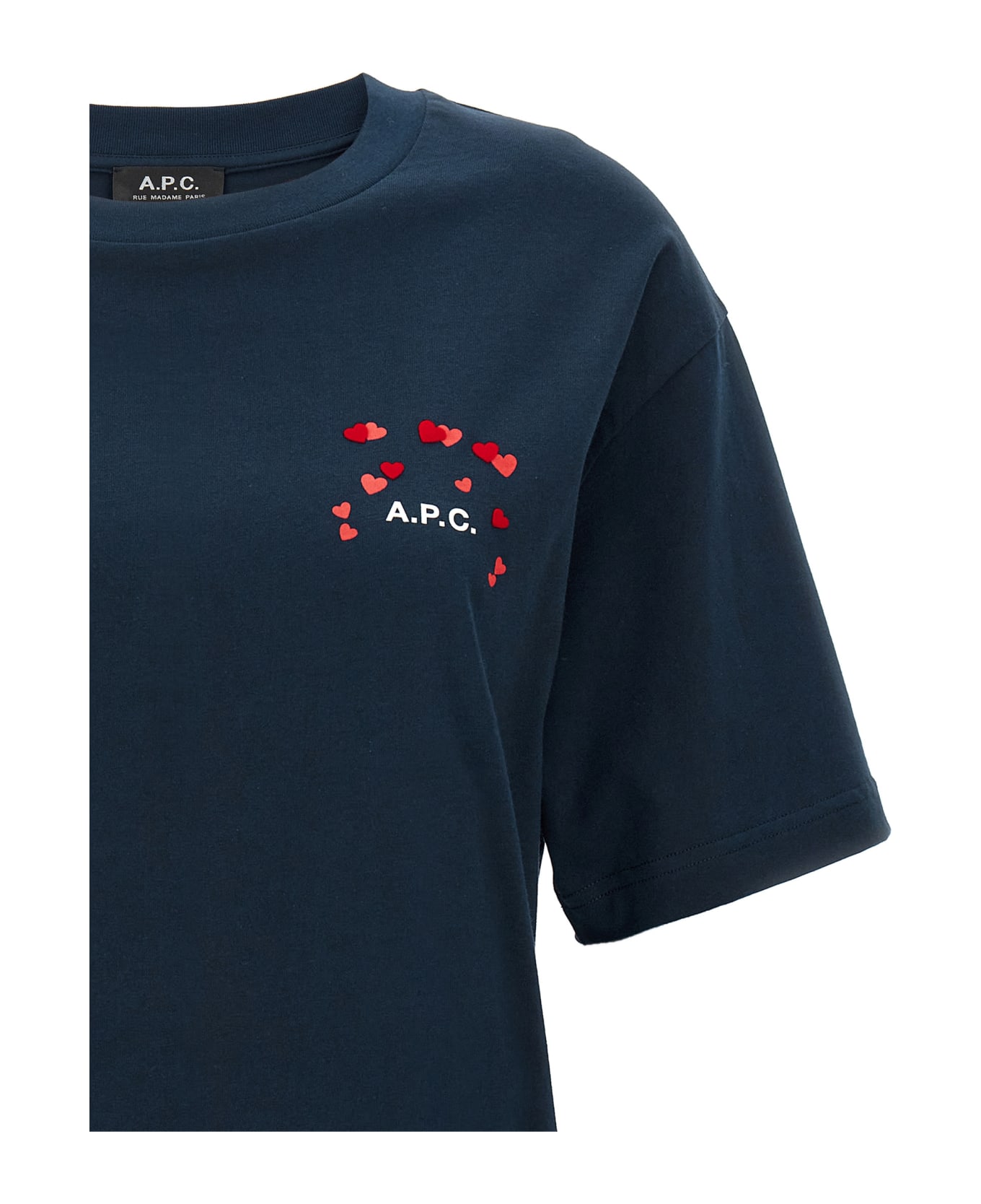 A.P.C. Valentine's Day Capsule 'amo' T-shirt - Blue シャツ