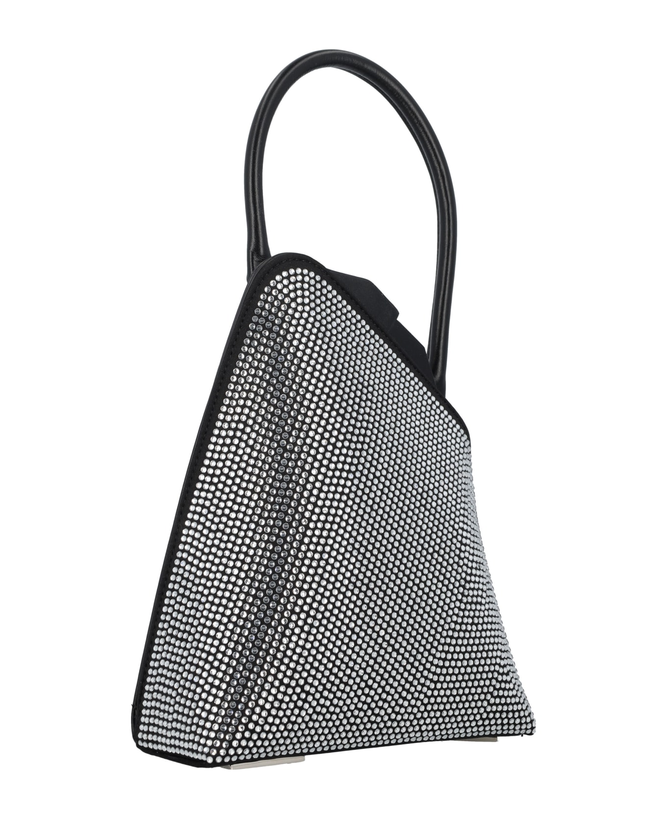 The Attico Sunset Top Handle Bag - Crystal/black バッグ