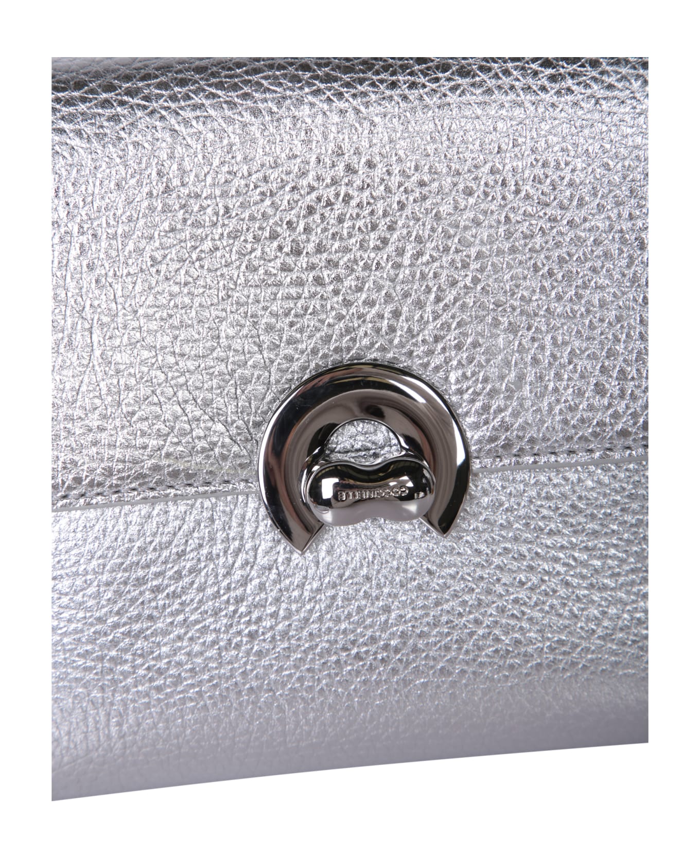 Coccinelle Arlettis Mini Silver Bag - Metallic