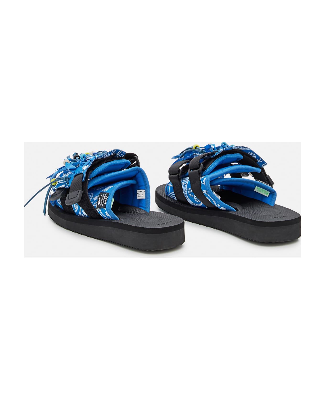 Alanui Suicoke X Alanui Moto Fringed Slippers - Blue