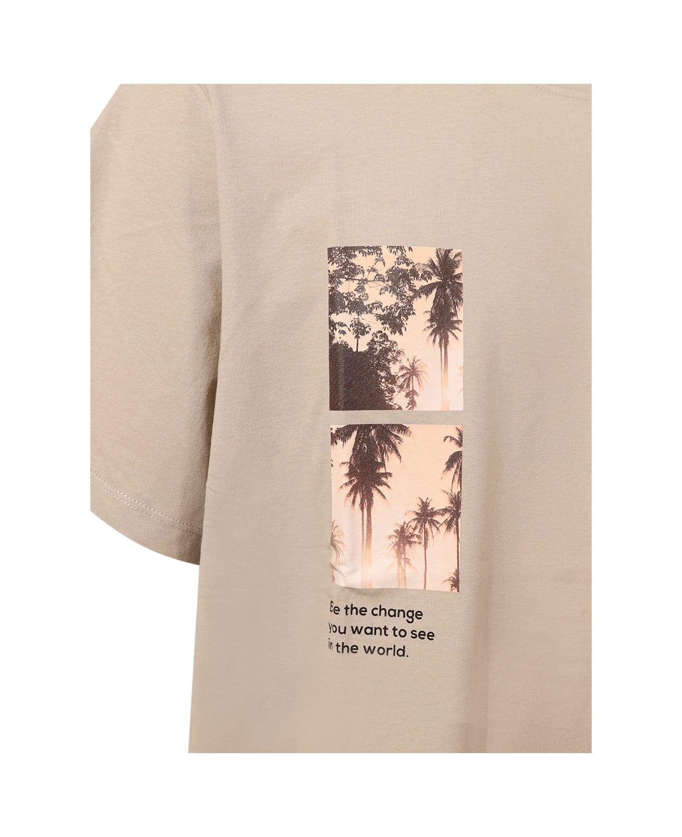 Ecoalf T-shirt Ecoalf - Washed stone シャツ