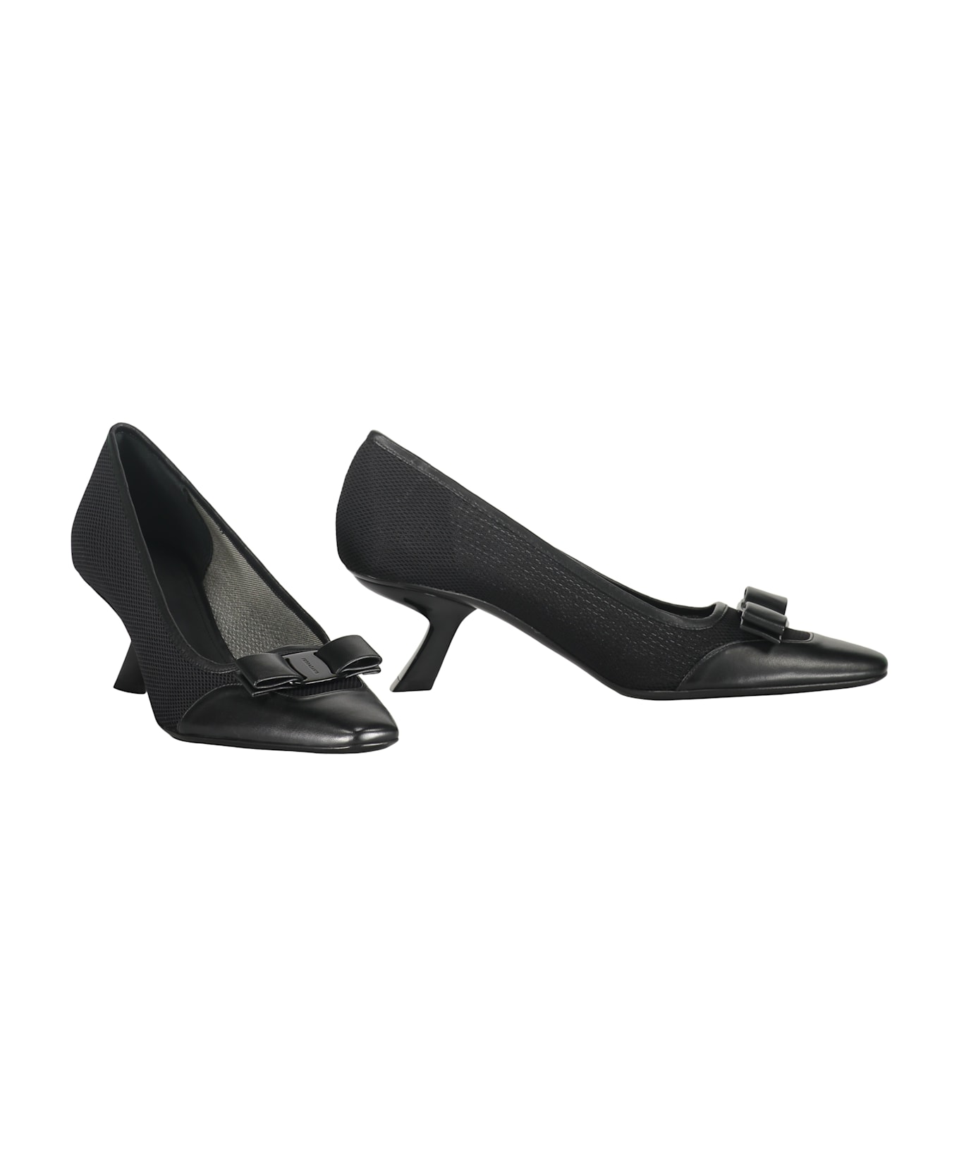 Ferragamo Fabric Pumps - black