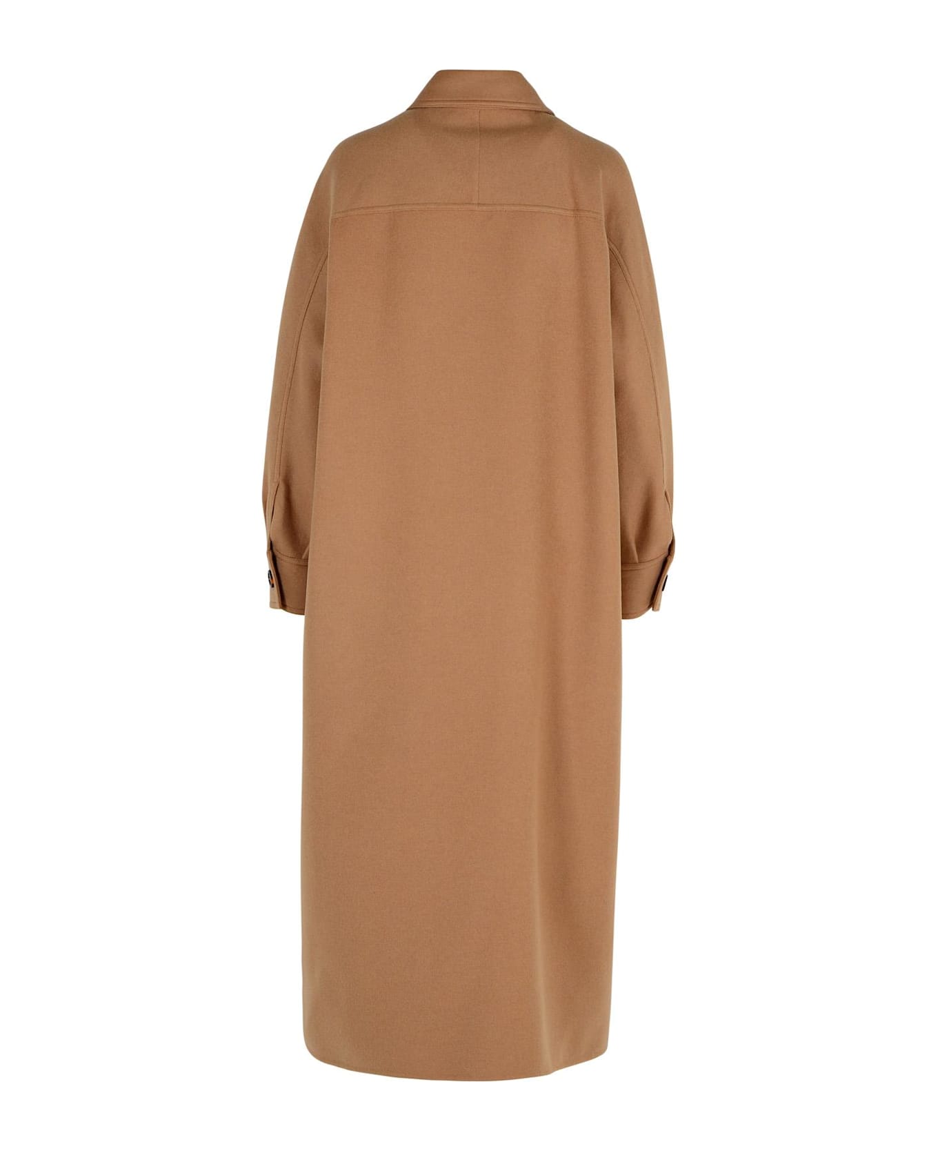 Max Mara 
aldo
 Brown Virgin Wool Coat - Brown