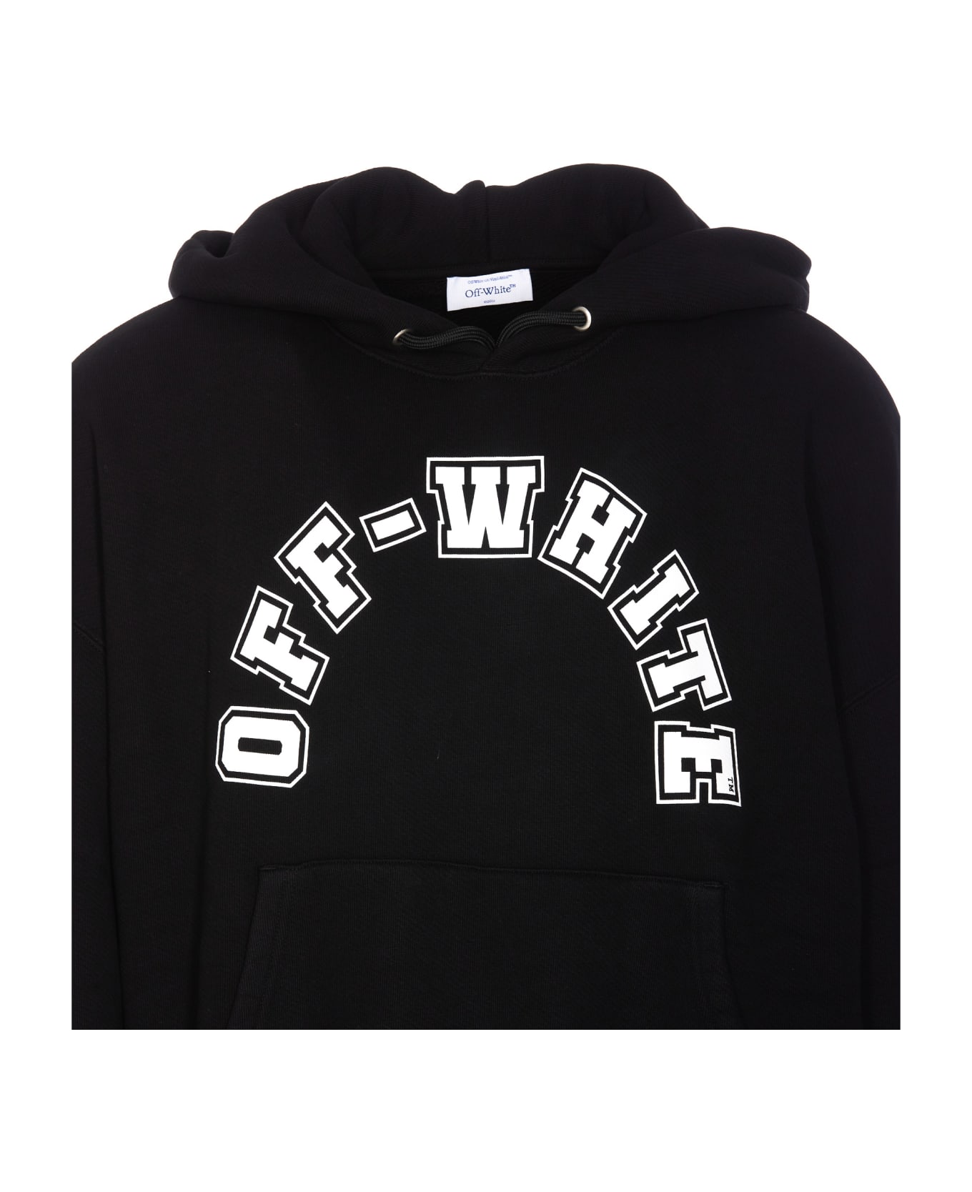 Off-White Football Over Hoodie - Black