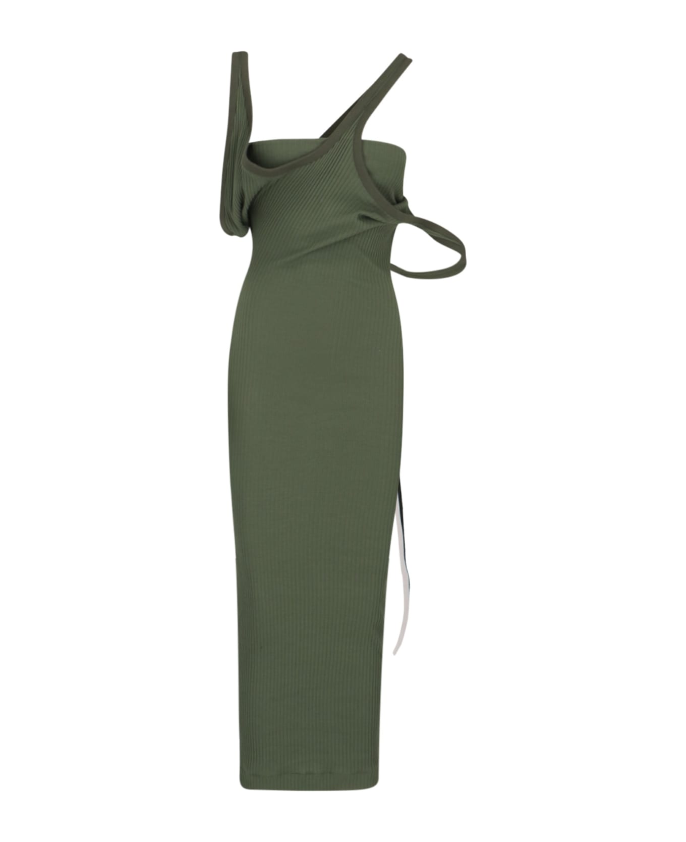 The Attico Strap Long Dress - Green ワンピース＆ドレス