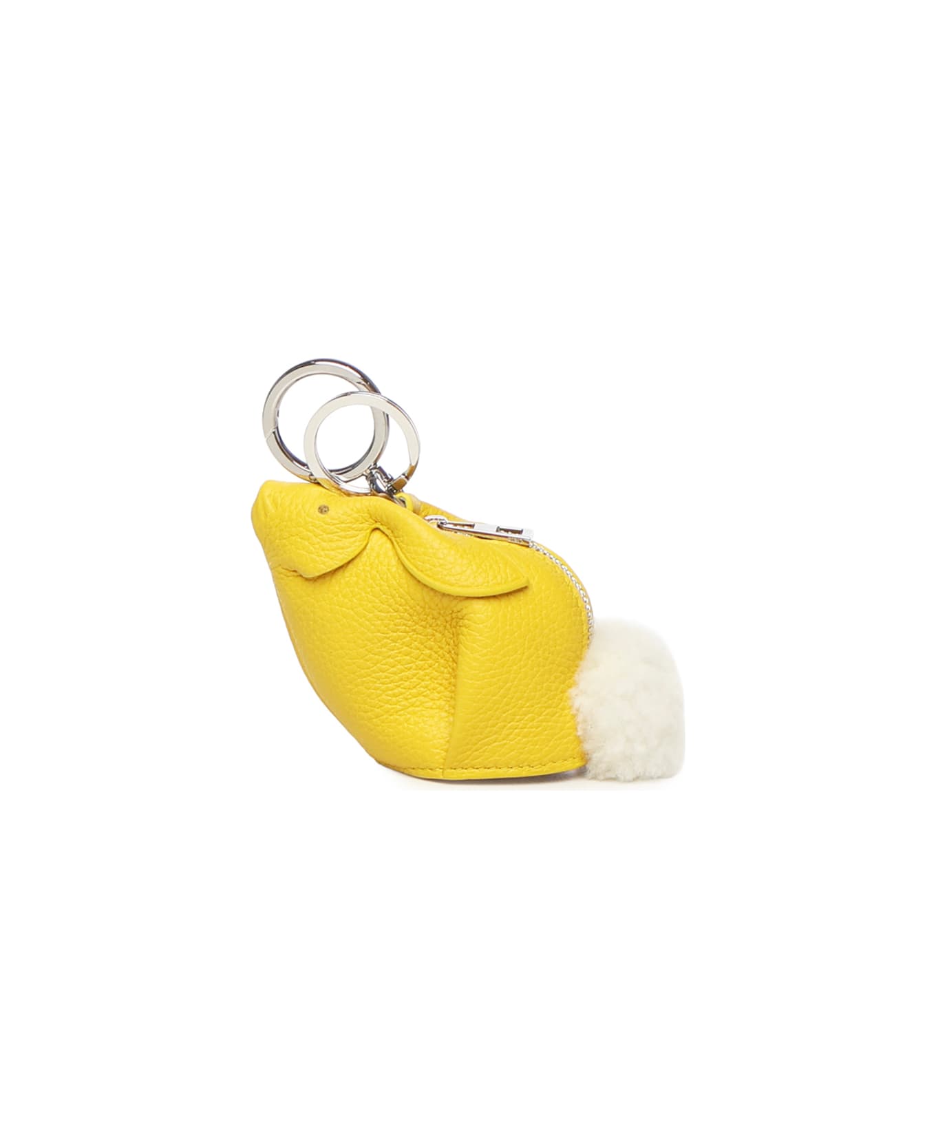 Loewe Calfskin Bunny Charm - Yellow