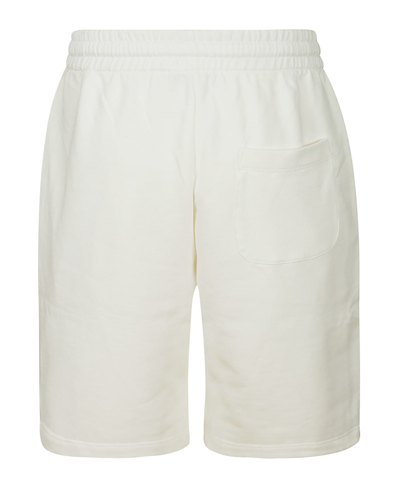 ih nom uh nit Shorts With Logo Small On Left Leg - Off White ショートパンツ