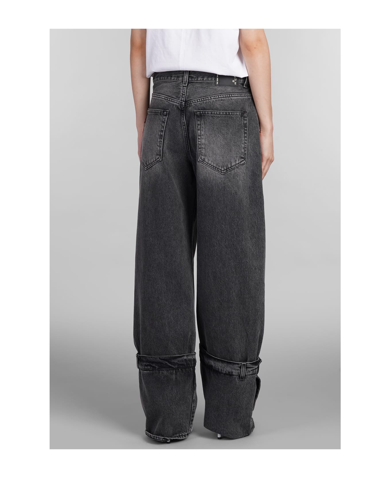 Haikure Hurley Jeans In Black Cotton - BLACK