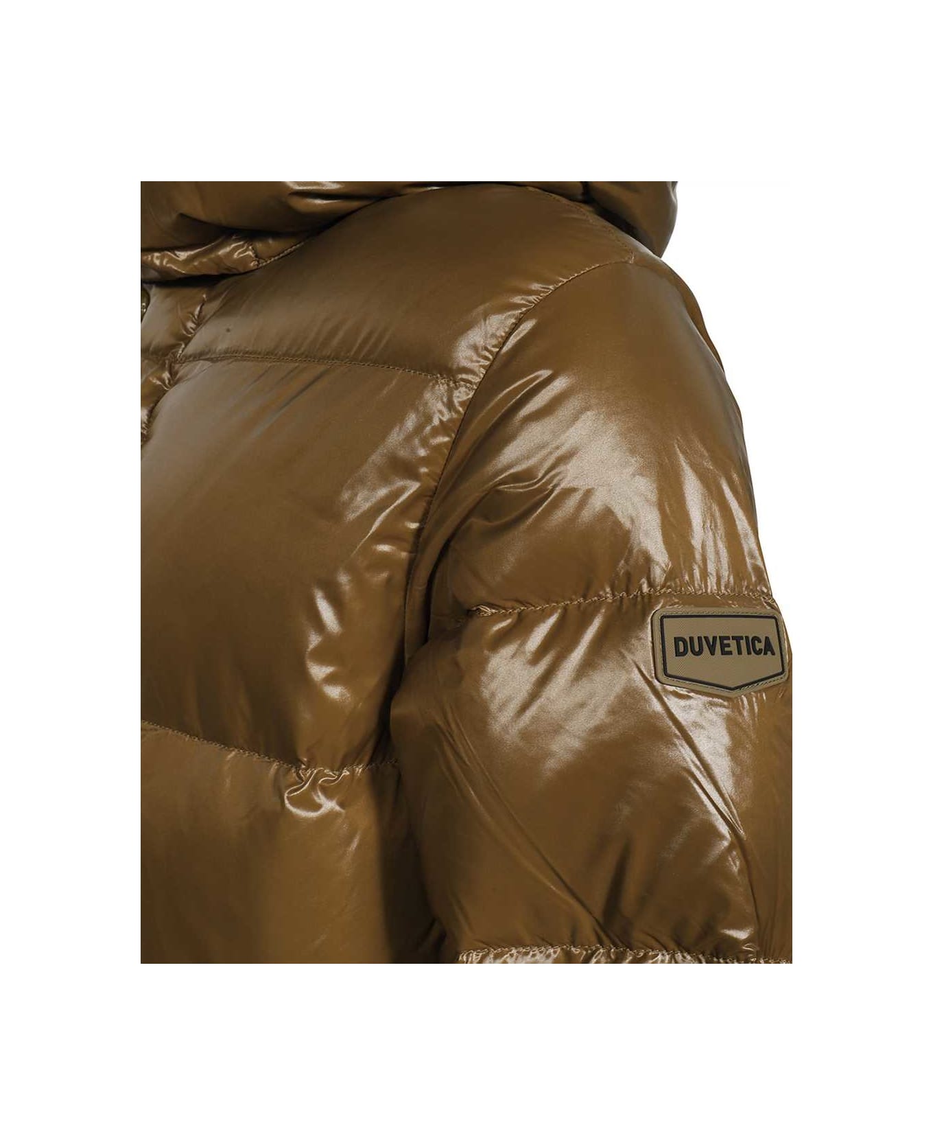 Duvetica Timavo Long Down Jacket - brown
