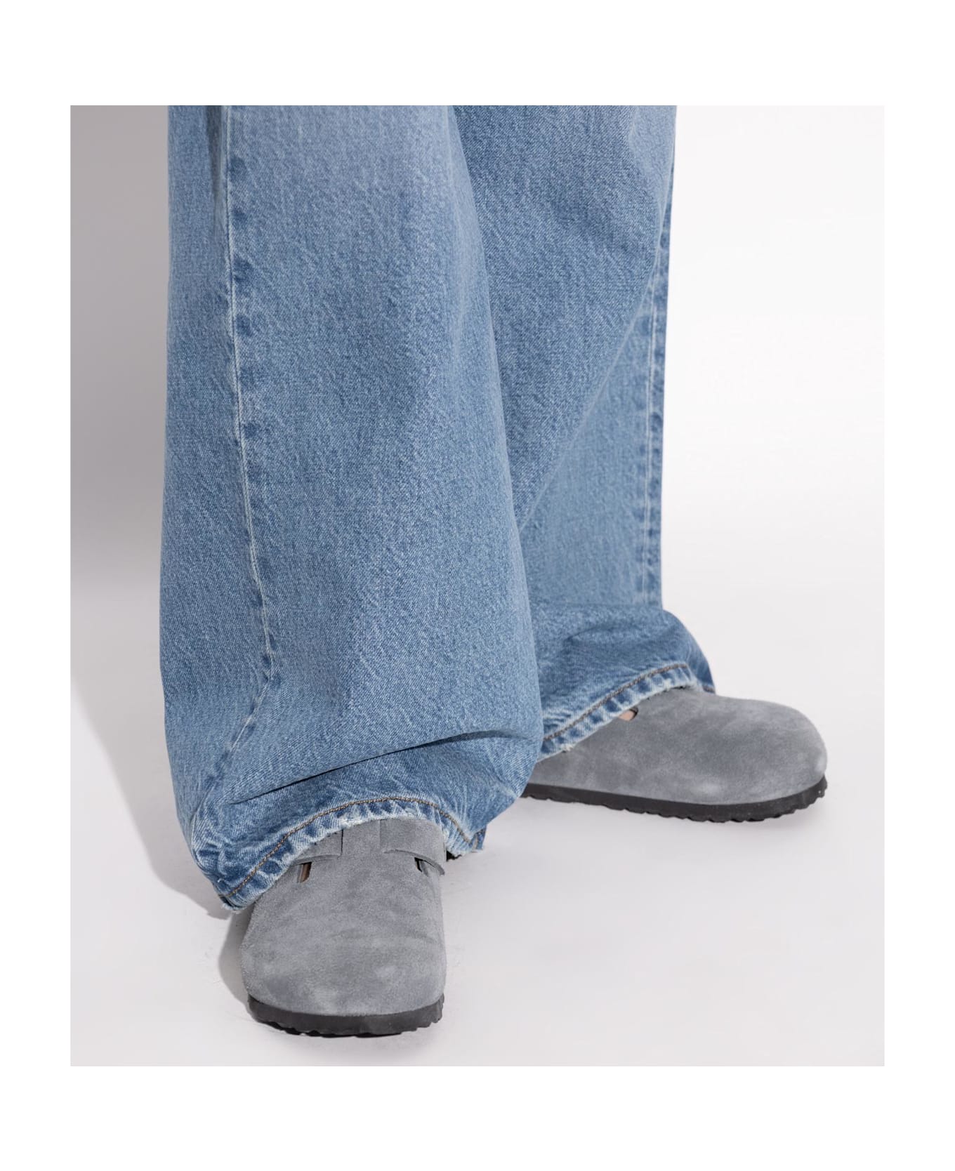 Birkenstock Boston Bs Slides - Grey