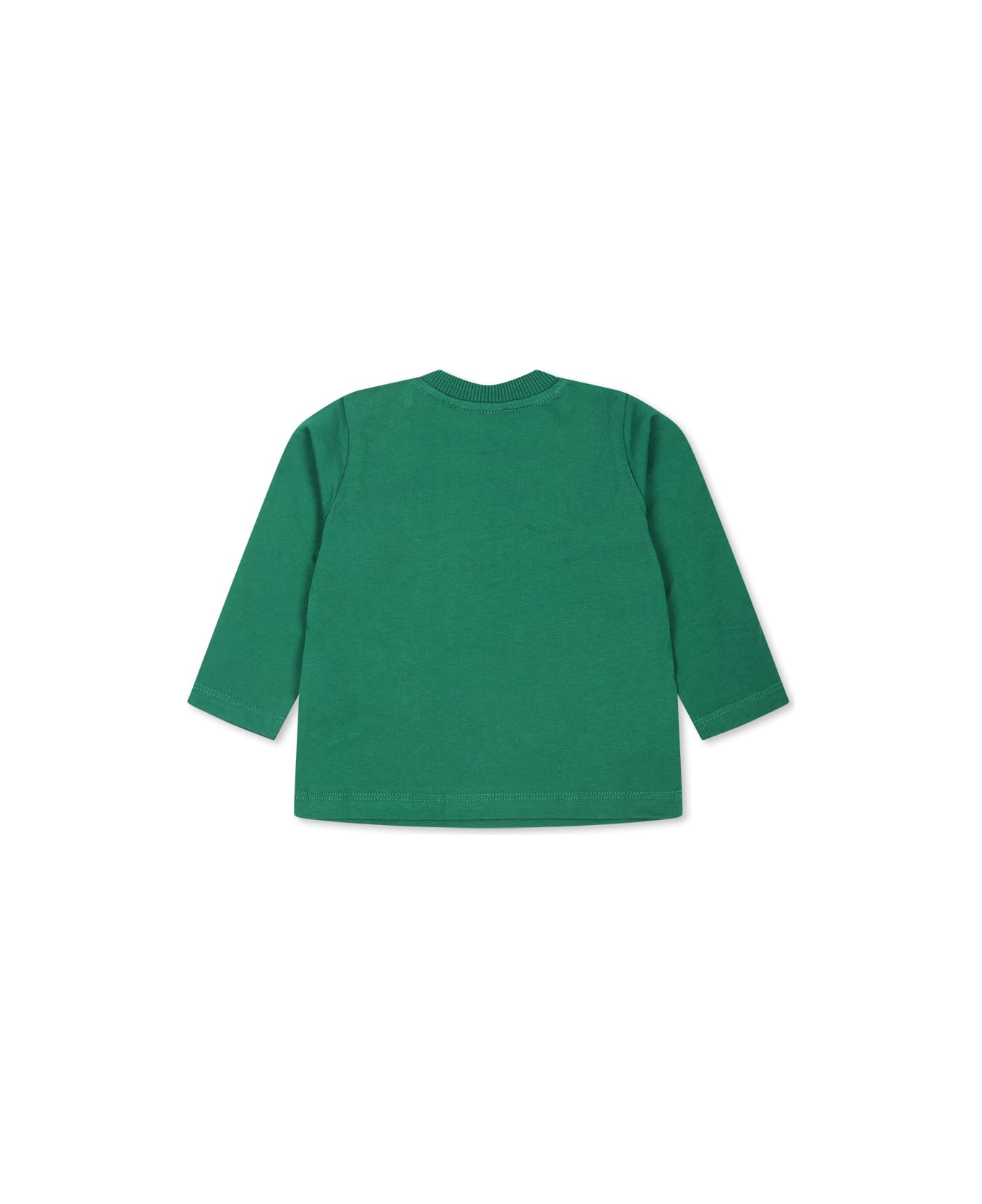 Moschino Green T-shirt For Babykids With Teddy Bear - Green