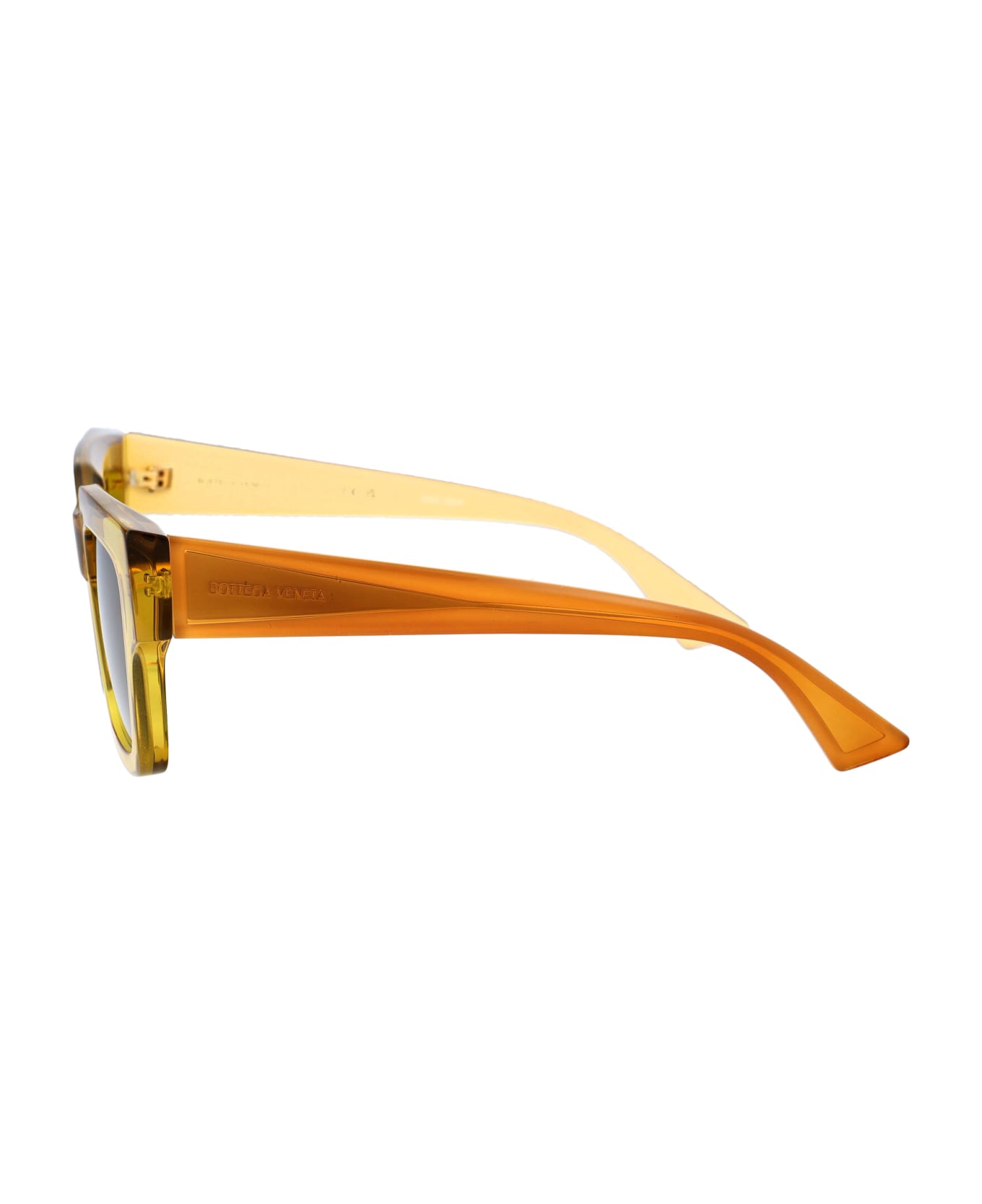 Bottega Veneta Eyewear Bv1276s Sunglasses - 004 YELLOW YELLOW BROWN
