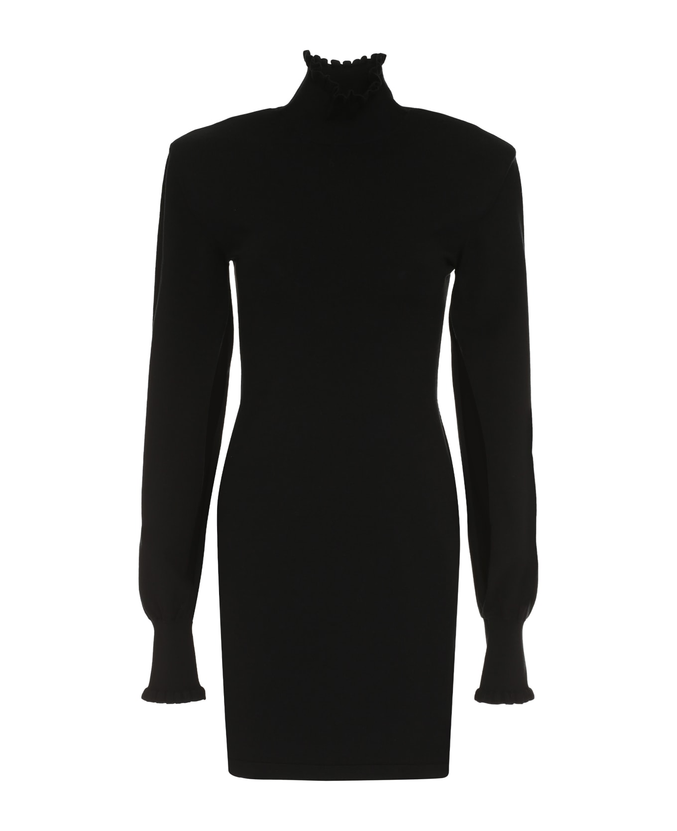 SportMax Leandro Knitted Dress - black ワンピース＆ドレス