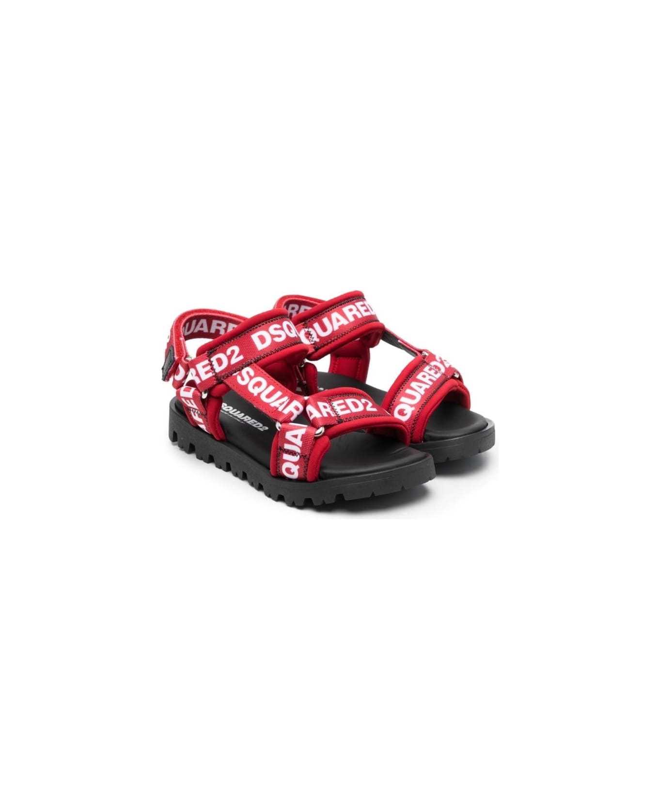 Dsquared2 Logo-print Strap Sandals - Red